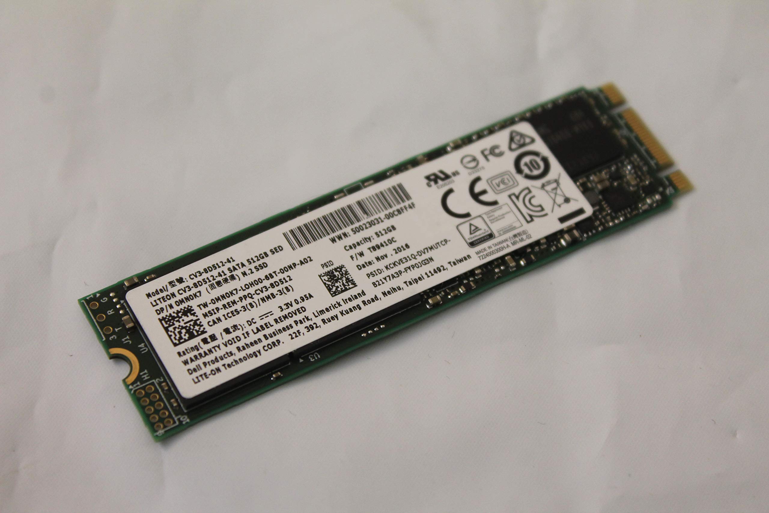 Amazon | MN0K7 CV3-8D512-41 M.2 512GB SED SSD, F/W T89410C | ITSL