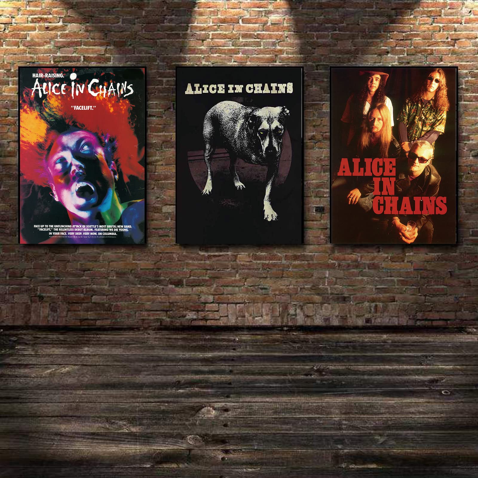 Alice In Chains Posters Set of 8 Rock Band Music Posters for Room
