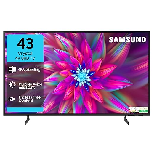 Samsung 108 cm (43 inches) Crystal 4K Vista Pro Ultra HD Smart LED TV UA43UE86AFULXL