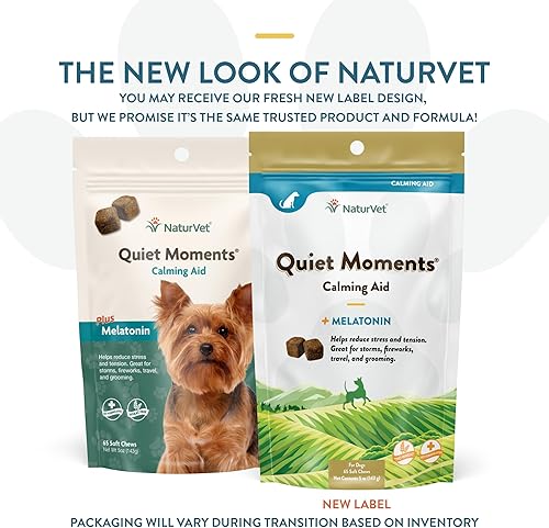 Vista 9 de NaturVet Quiet Moments - Suplemento en aerosol calmante a base de hierbas para perros, ideal para automóviles, jaulas de perros, nuevos entornos