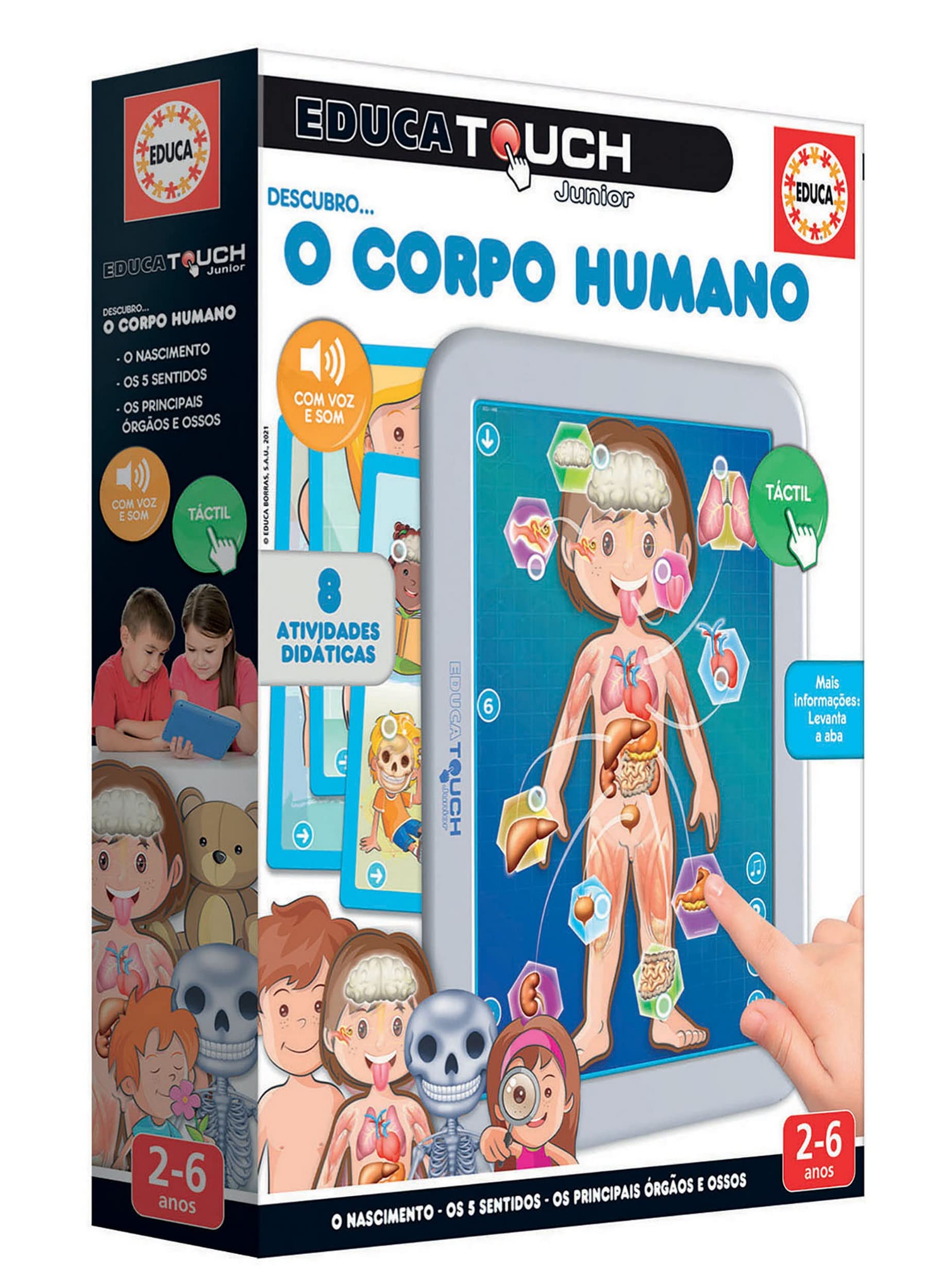 Educa Touch Junior O Corpo Humano | Idioma Português (18406)
