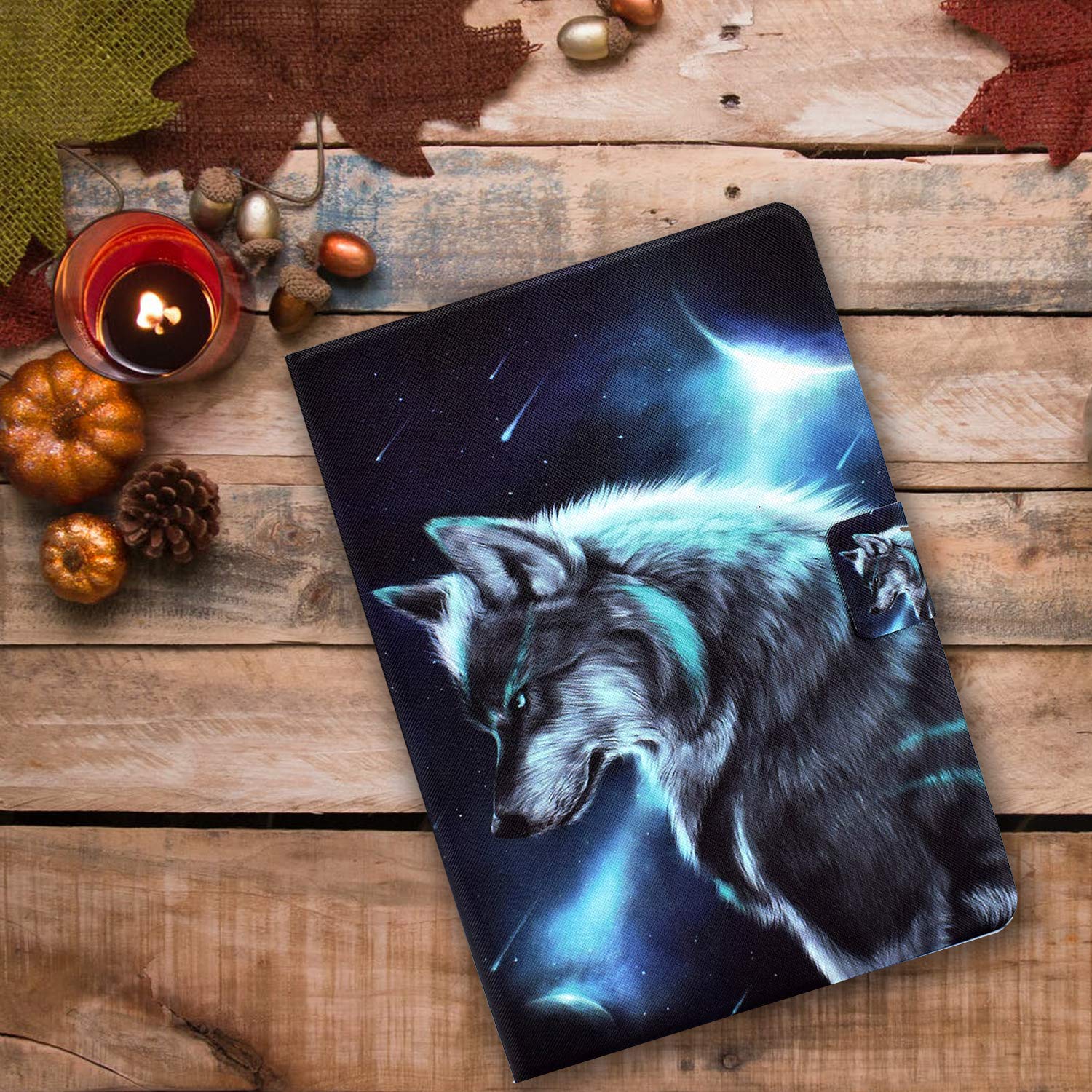 Custodia Per Lenovo Idea Tab 2025 11” – Cover In Pelle PU Con Motivo Mandala, Supporto Regolabile E Scomparti Per Carte (TB-336FU/TB-336ZU, Nero)