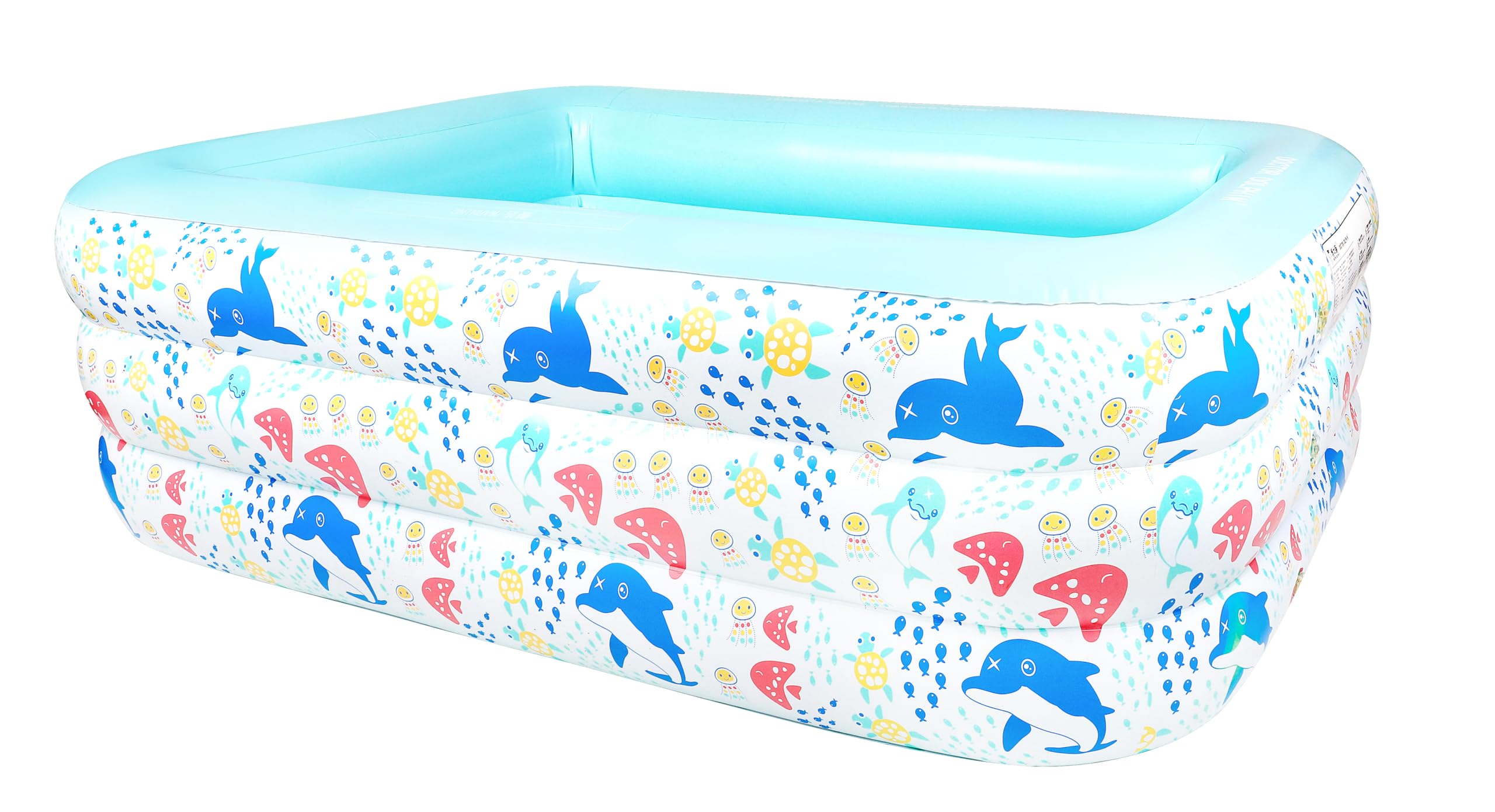 Doctor Dolphin Inflatable Pool, 180 X 135 X 60 cm, for Ages 3+