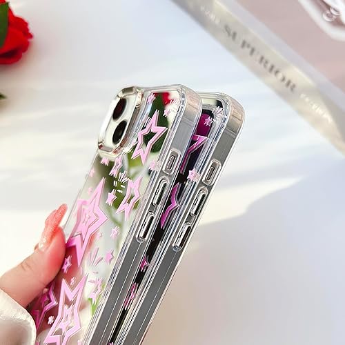 Miniatura 8 de Pink Star Y2K - Funda para iPhone 14 Pro Max, diseño bonito y moderno con diseño de estrella para iPhone 14 Pro Max