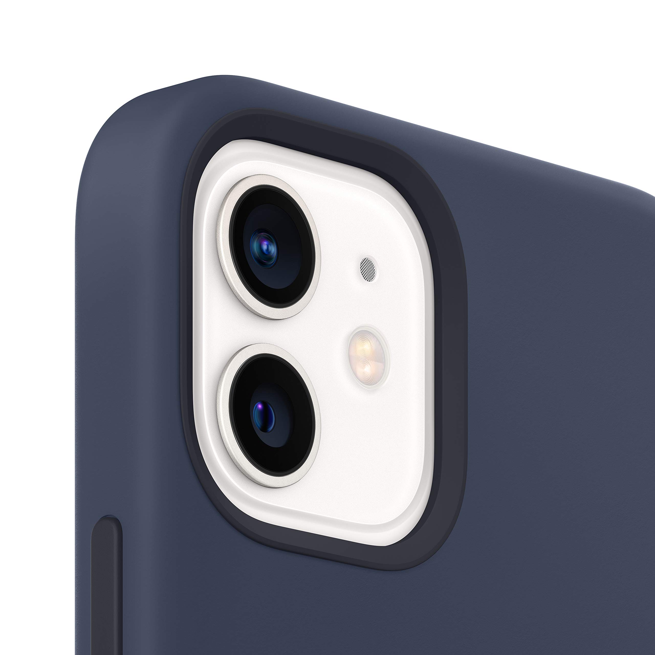 Apple Silicone Case with MagSafe (for iPhone 12, 12 Pro) - Deep