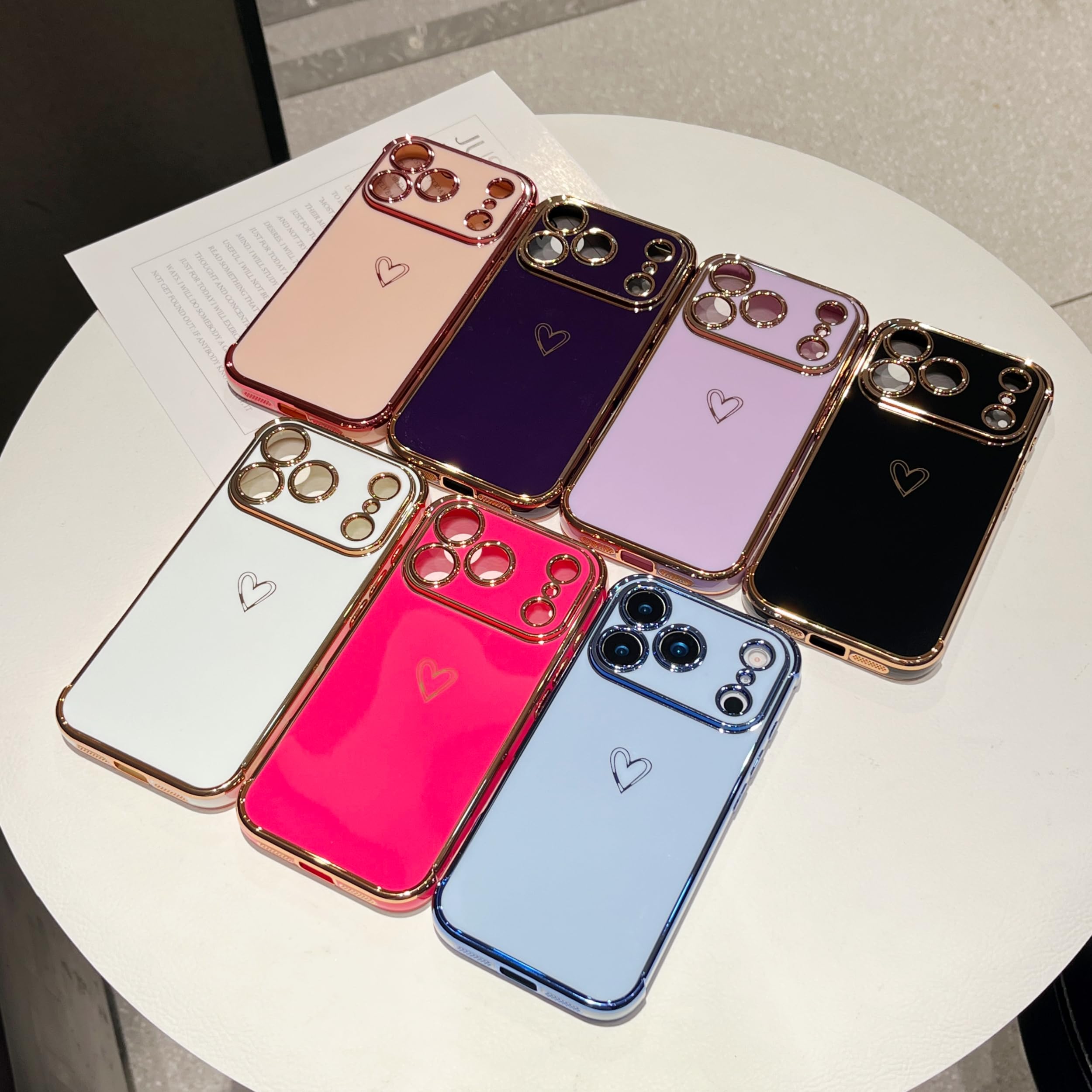 Amazon.co.jp: ZTOFERA 対応 iPhone 17 Pro 用 ハートケース いphone17
