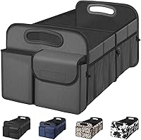 Vista 10 de Femuar Organizador de maletero de automóvil, organizador de almacenamiento de automóvil con 72 L, gran capacidad, impermeable, plegable y 11