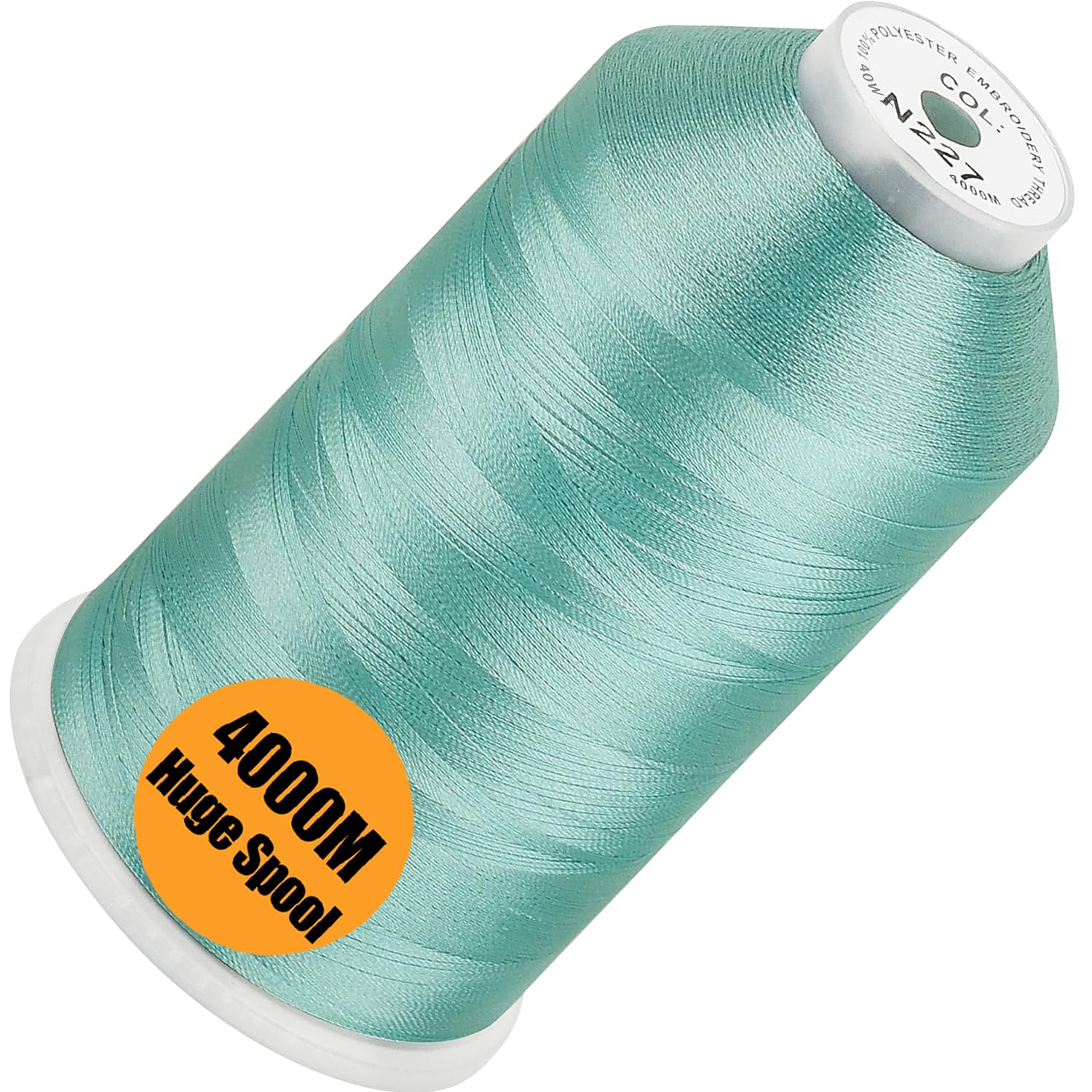 New brothread Huge Spool Embroidery Thread - Pale Aqua Fits Janome Color
