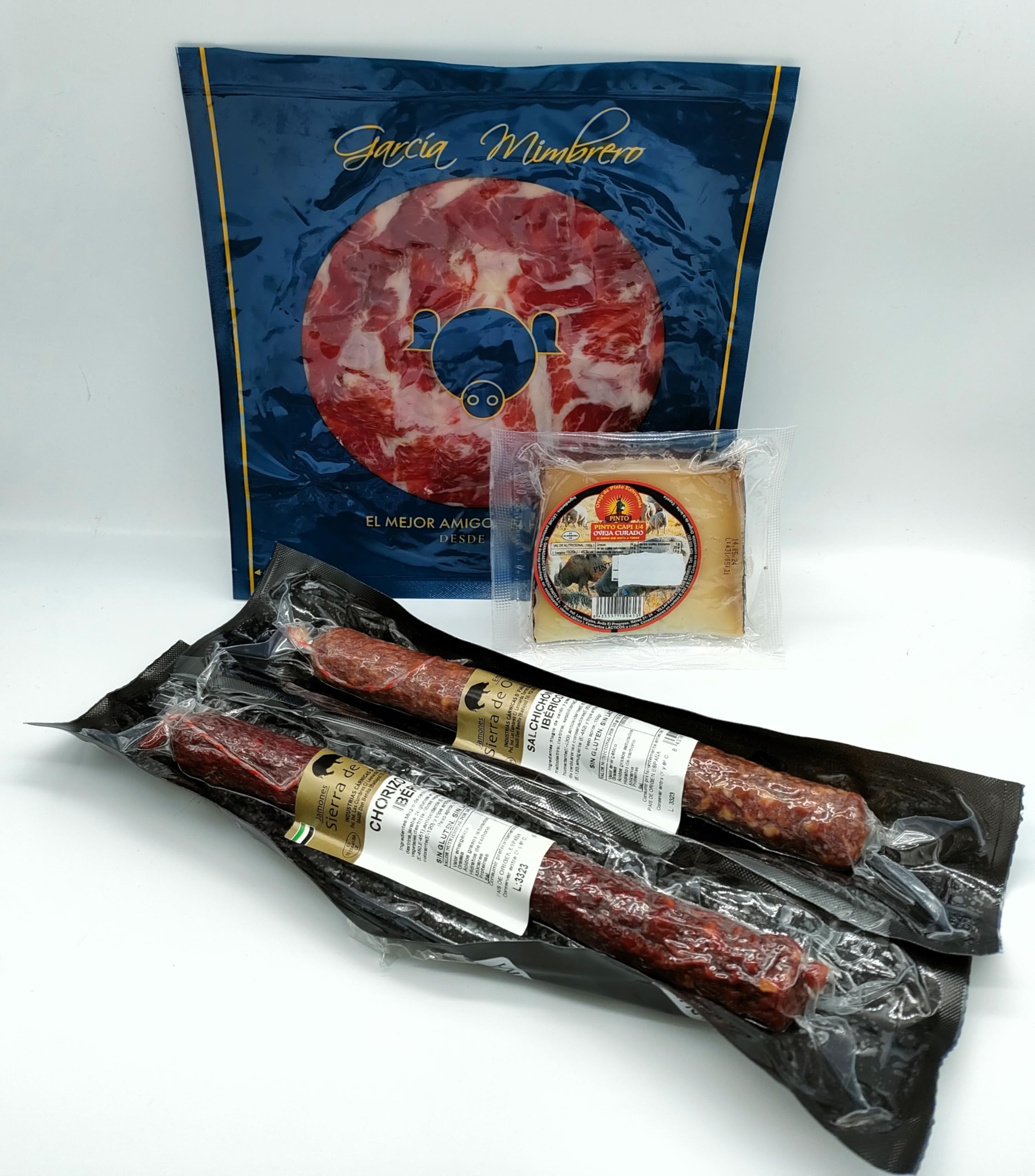 DON GOURMET, Cesta Gourmet para Regalar, Copas de vino personalizadas, Cesta Navidad, lote embutidos ibéricos, aceite de oliva, patés, pack ibéricos. Regalo de cumpleaños, Regalo casados. (1 COPA)