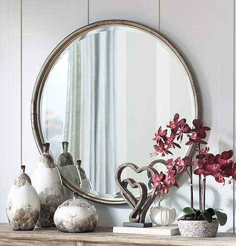 Miniatura 6 de Studio 55D Potted Silk Faux Artificial Flower Arrangement Realistic Red Orchid in Crackle Gray Vase for Home Decoration Living Room Office Bedroom