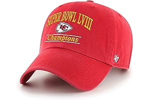 Kansas City Chiefs Super Bowl LVIII Champions Clean Up Adjustable Hat