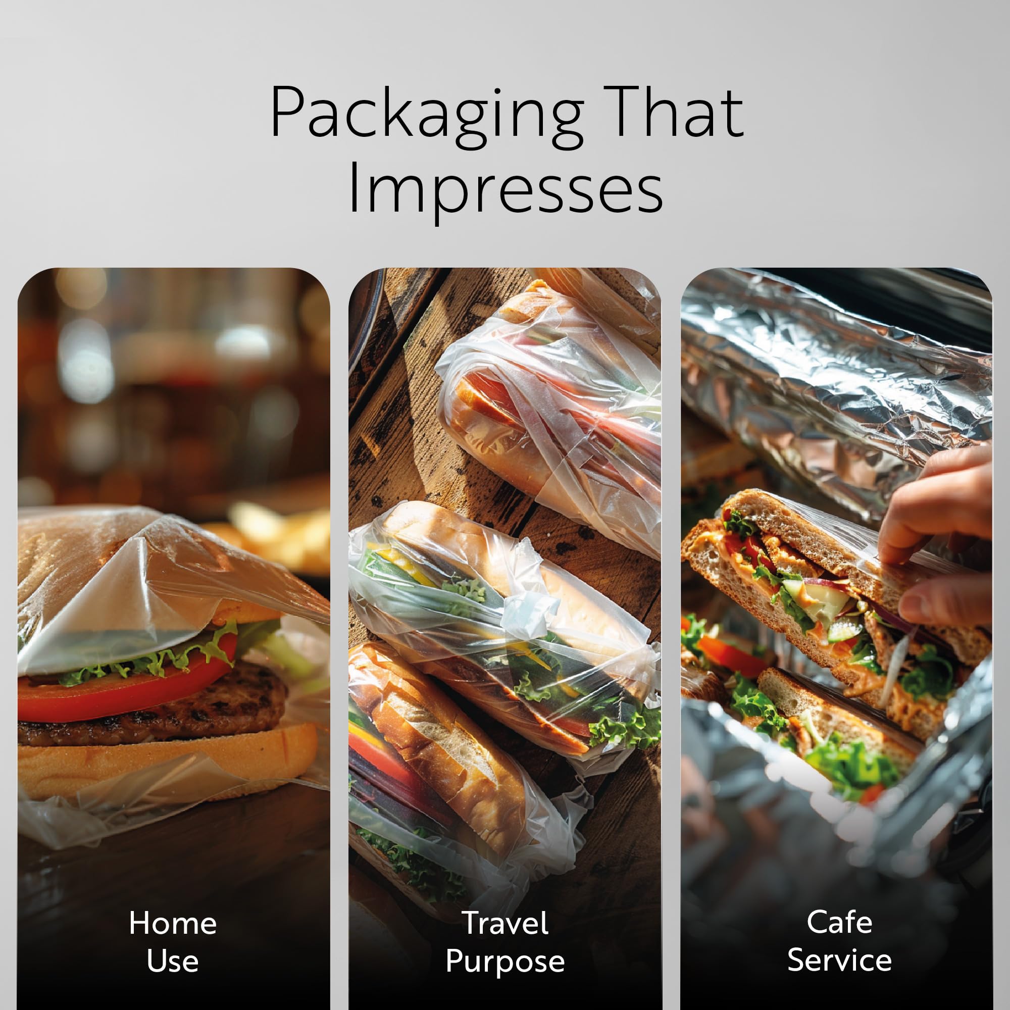Restaurantware Base Hojas de plástico de 10.75 x 12 pulgadas, 1000 envolturas de plástico de carnicero entrelazadas, precortadas, desechables, hojas de plástico transparente, aptas para microondas,