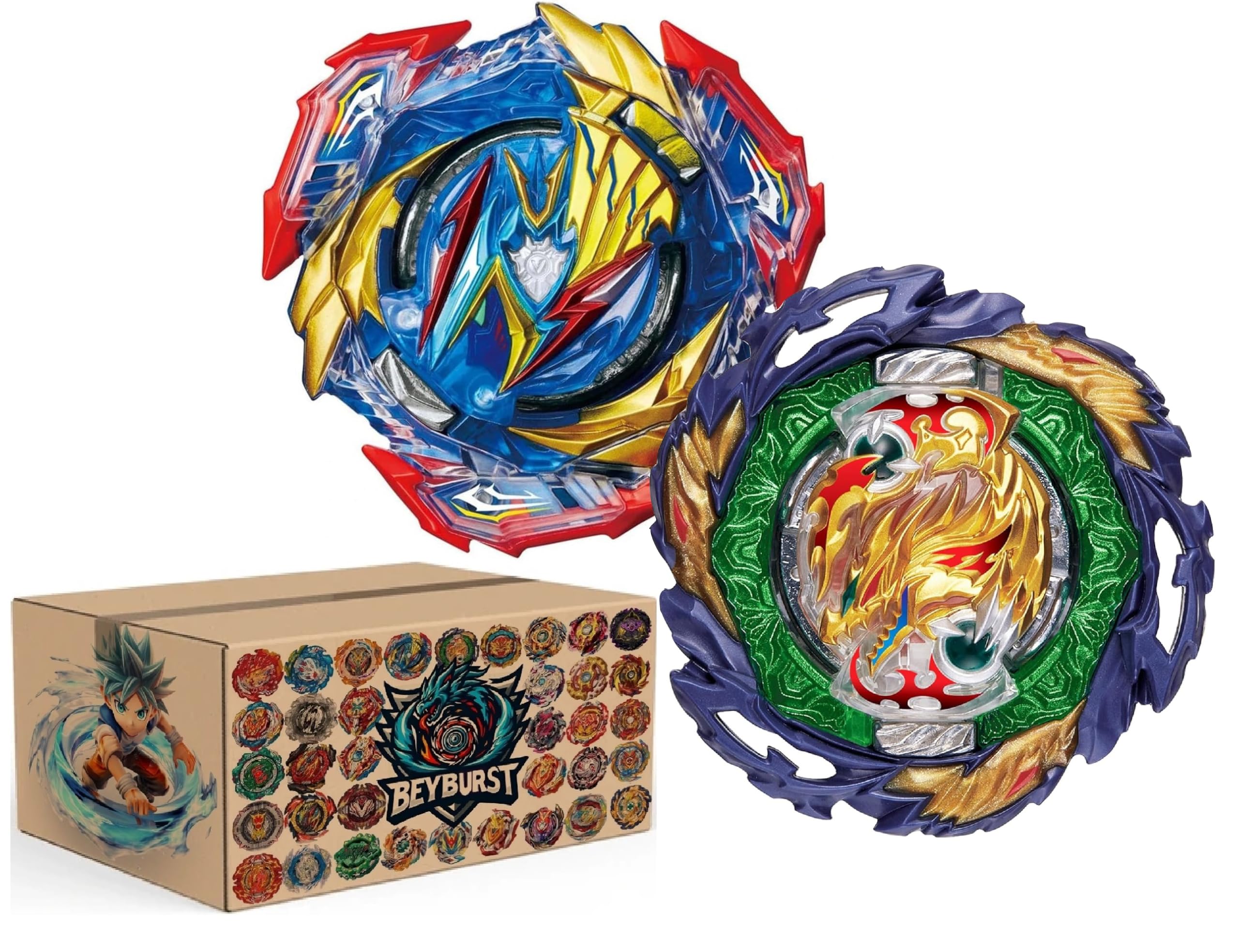 B-185 Vanish Fafnair .Tp .Kc-3 Tapered Kick-3 + B-193 Ultimate Valky .Lg.V'-9 Spinning Gyro Set Combo