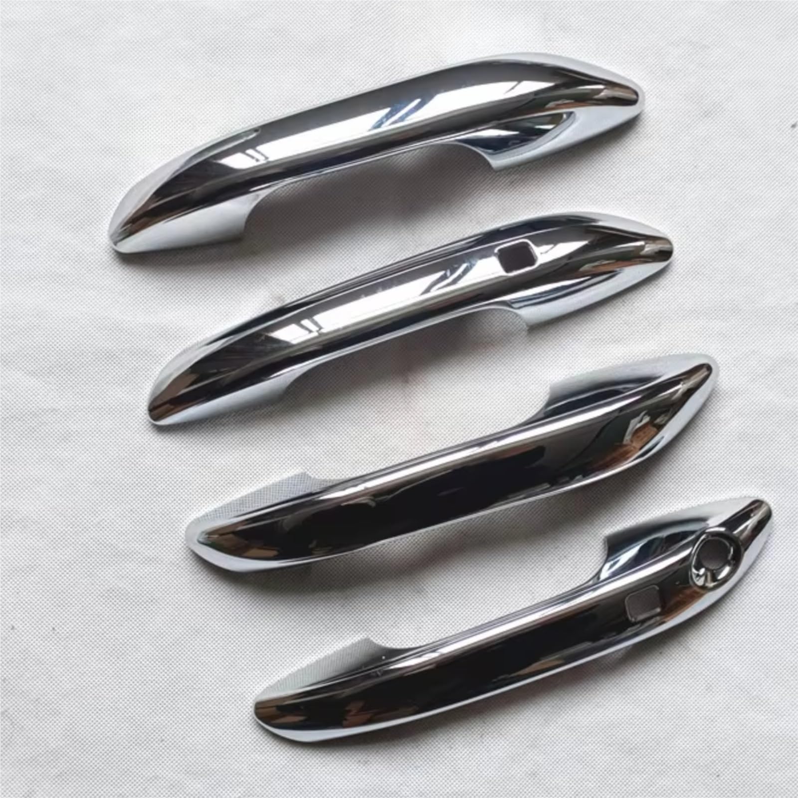 JJRFVBGT Door Handle Trim Compatible with Hyundai for I10 2020 2021 2022 2023 Trim Chrome Accessories Parts Car Exterior Door Handle Housing
