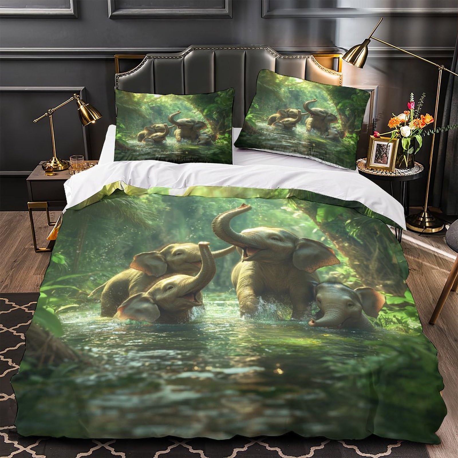 Parure de lit grues 3D super king pour transformer la chambre d'une fille ado en havre cosy