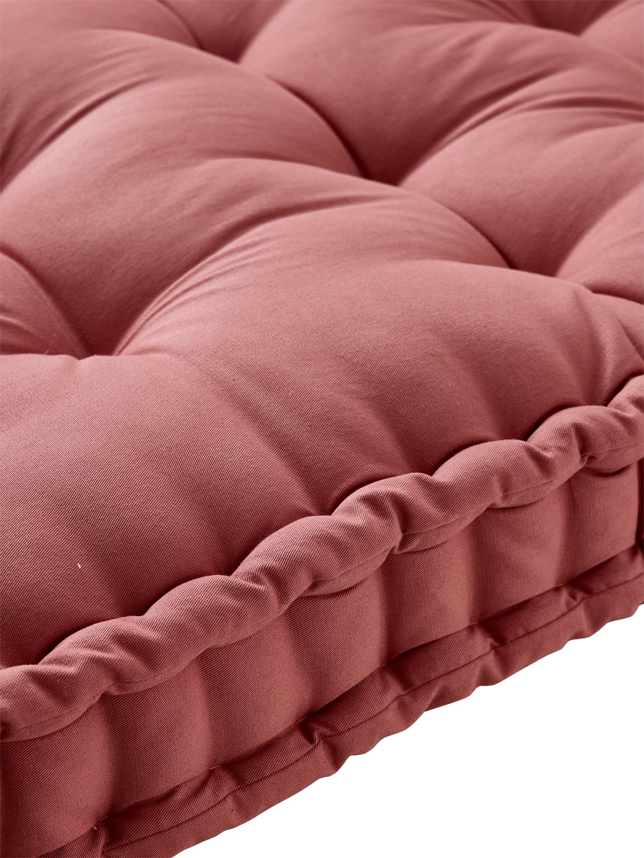 VERTBAUDET Matelas de Sol Style futon Rose 60x120