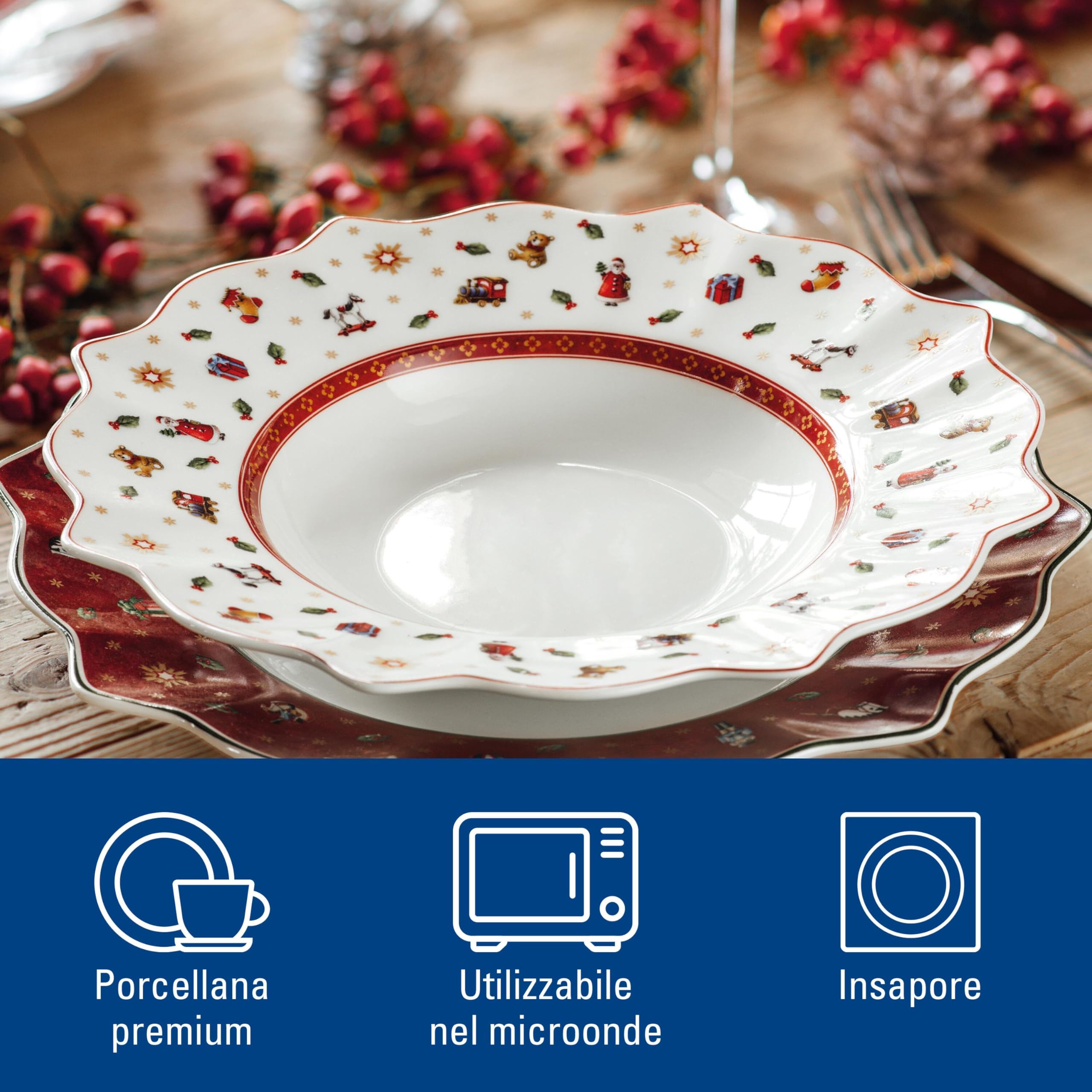 Villeroy & Boch Toy's Delight piatto fondo bianco