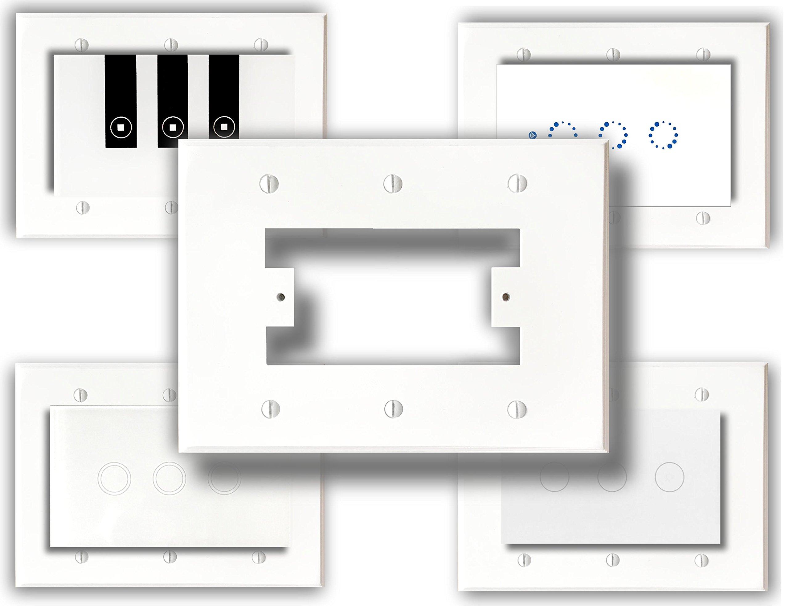 Buy SmartPlate, Wall Plate, Switch Plate for Smart Switches, 3 Gang