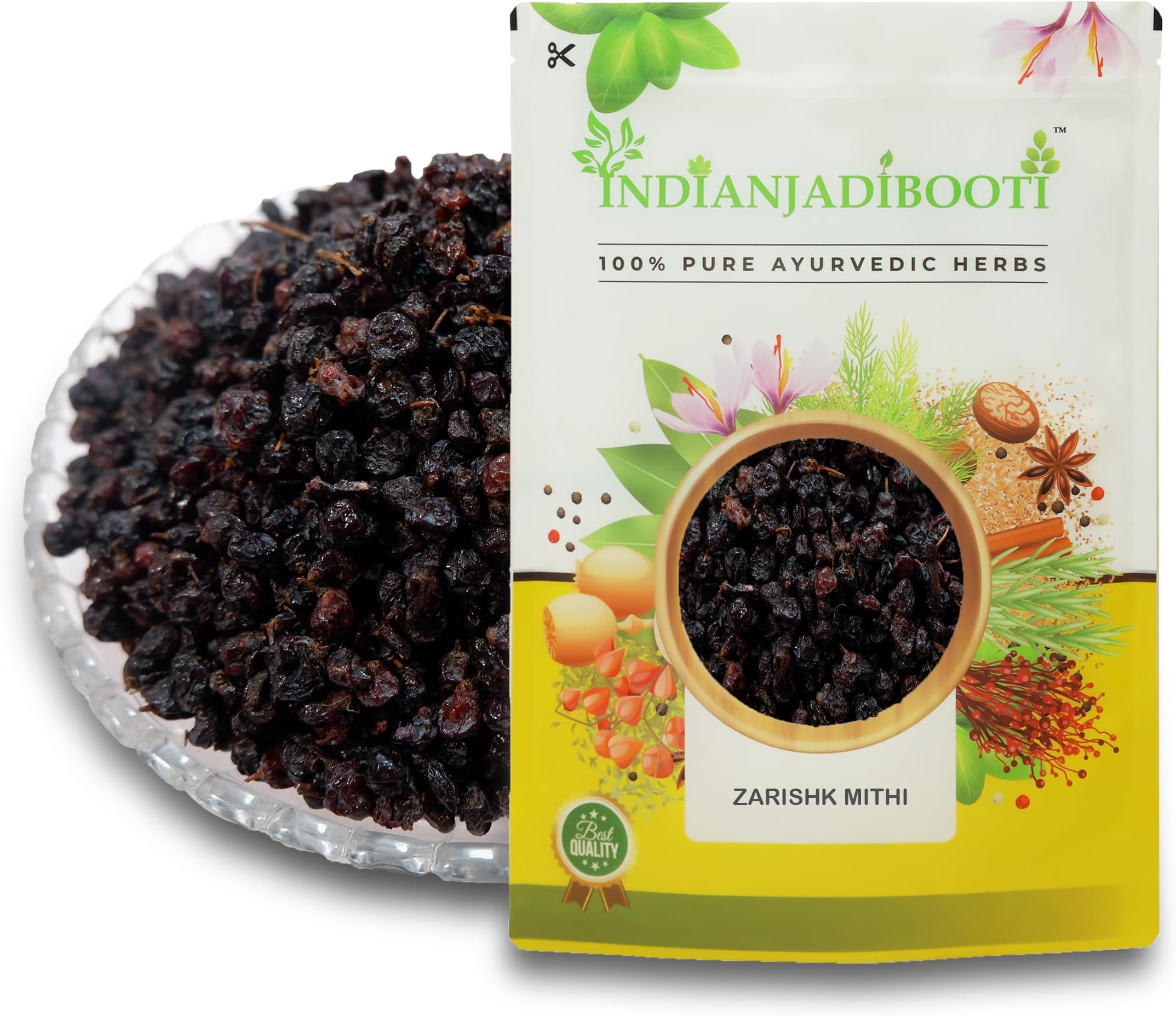- IndianJadiBooti Jarishk Meethi (Dried Barberry Berries) | Berberis aristata | Vitamin C rich berries | 900 Grams