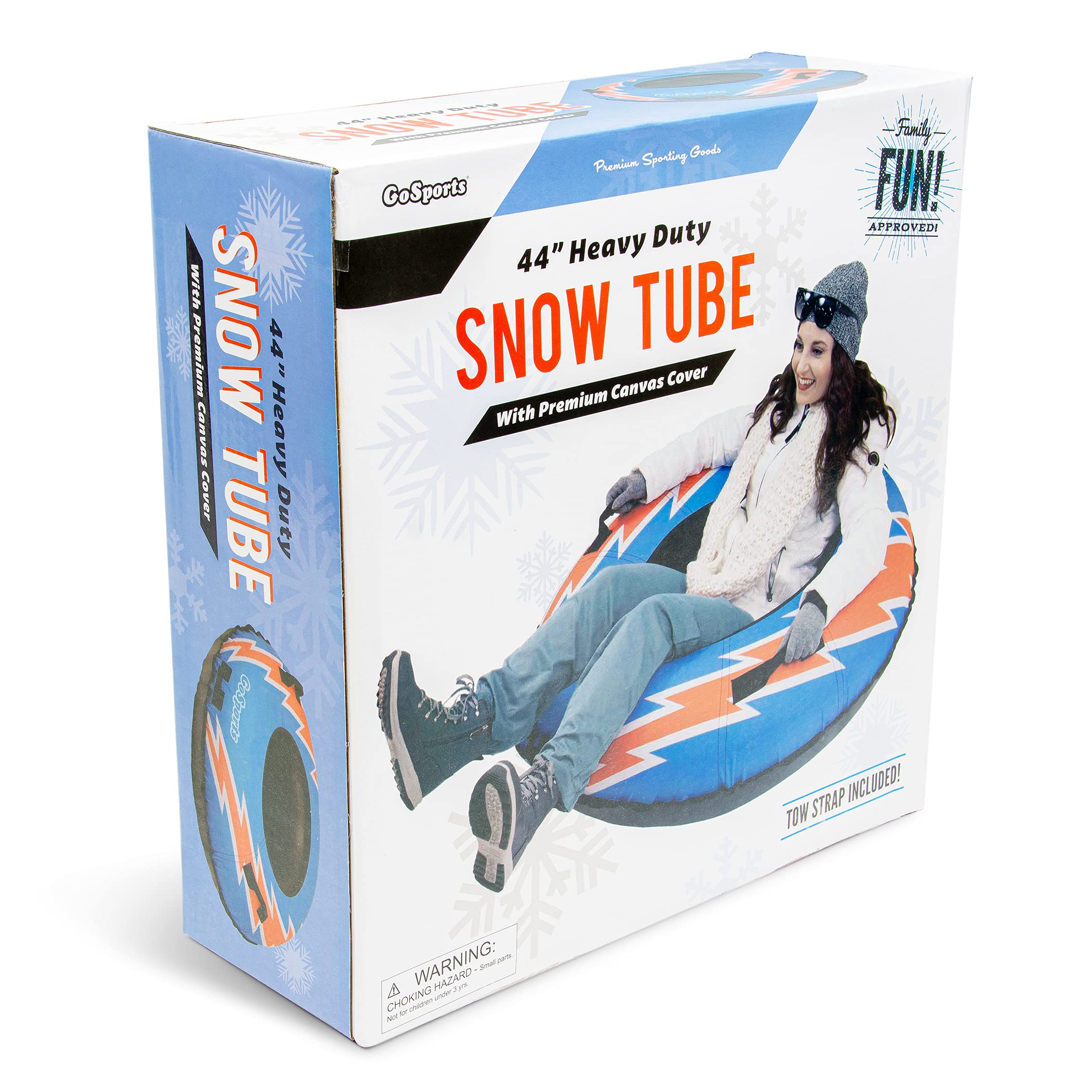 GoSports Tube à Neige d'hiver Robuste de 111,8 cm avec Housse en Toile de qualité supérieure – Traîneau de qualité Commerciale – Choisissez Votre Style