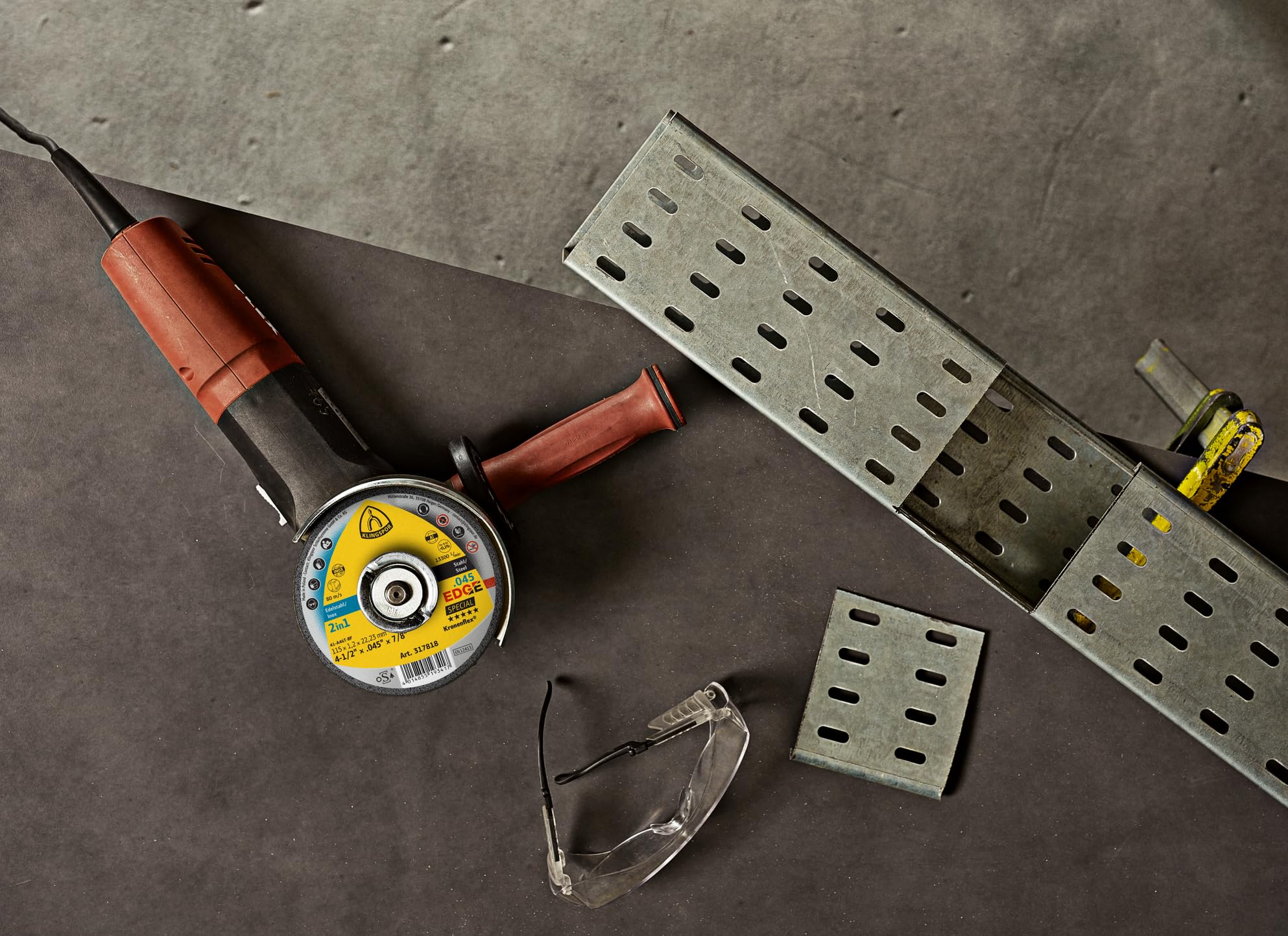Dischi da taglio KLINGSPOR EDGE, 125 x 1,2 x 22,23 mm dritti - 25 pezzi