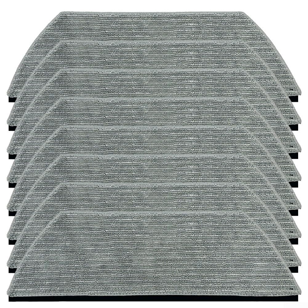 Microfiber Mop Pads for Shark Robot Vacuum, Washable Replacement Accessories, Compatible with Multiple Models, 6 Pack(8 PACK)