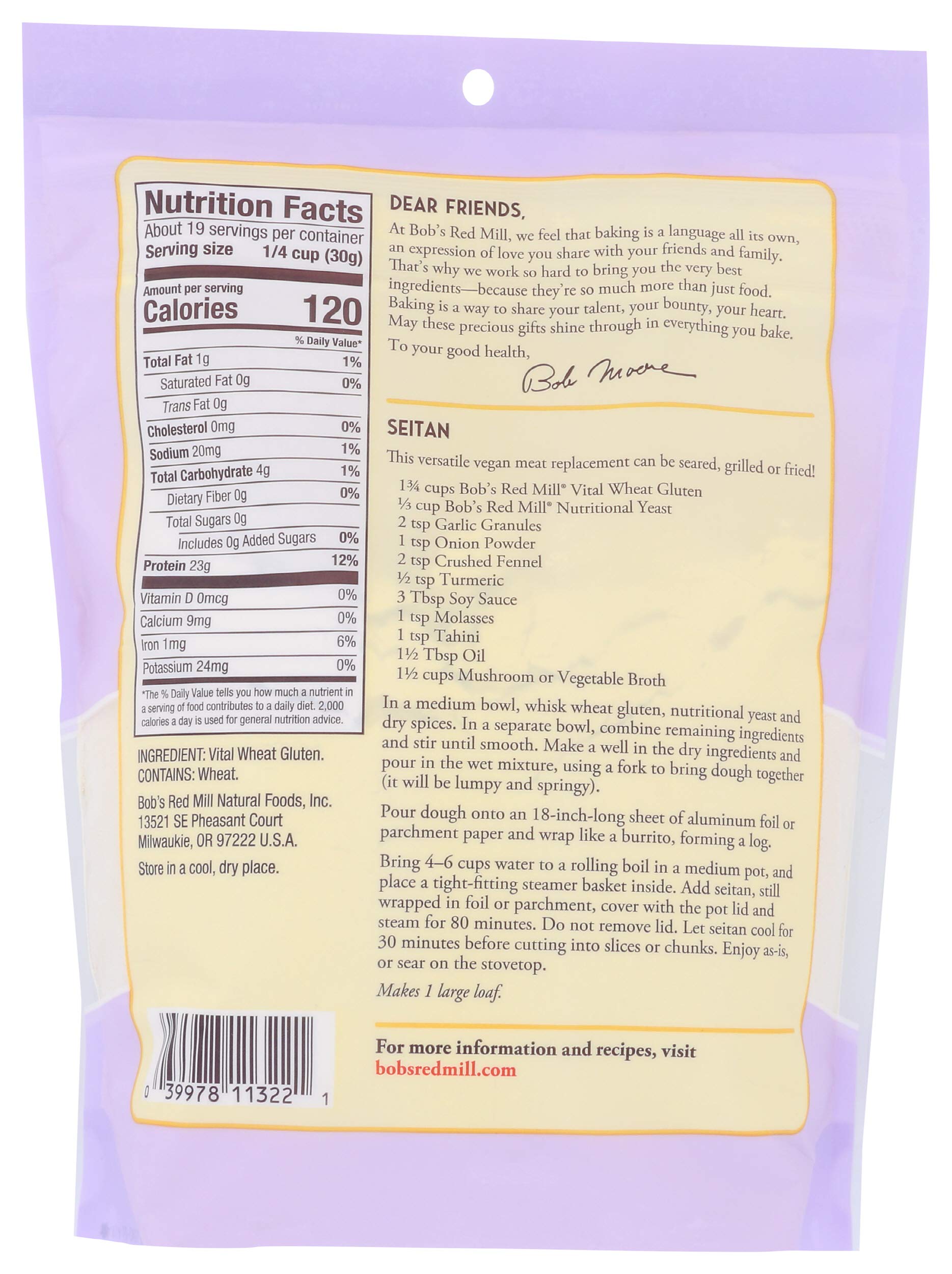 bob's red mill vital wheat gluten amazon