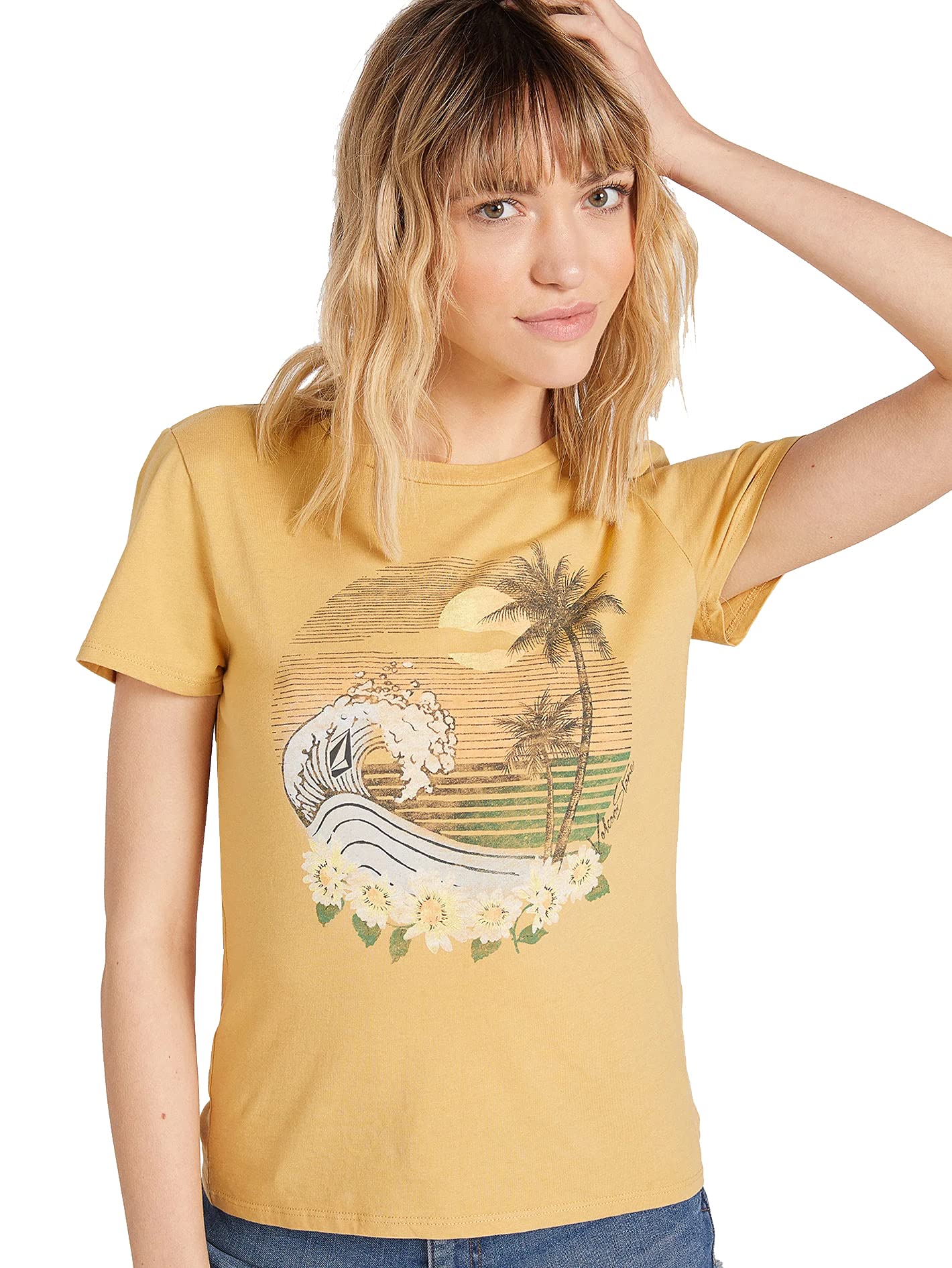 volcomWomen's Stoked On Stone Short Sleeve Tee