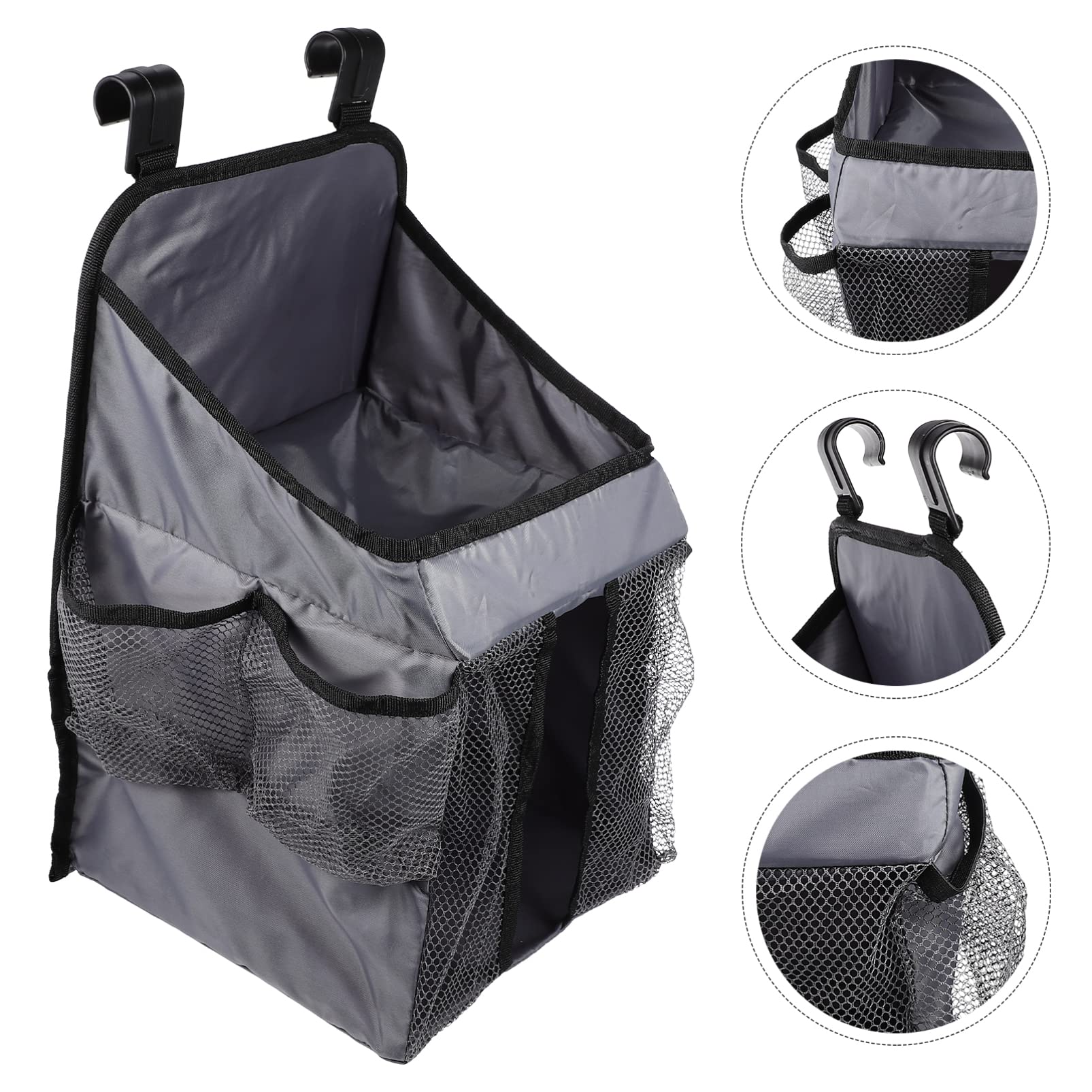 DECHOUS Bolsa Organizadora para Pañales Colgante, Plegable, Mamás | Oxford y Plástico, Uso Exterior o Viaje, Recoge Pañales Húmedos o Secos y Otros Artículos