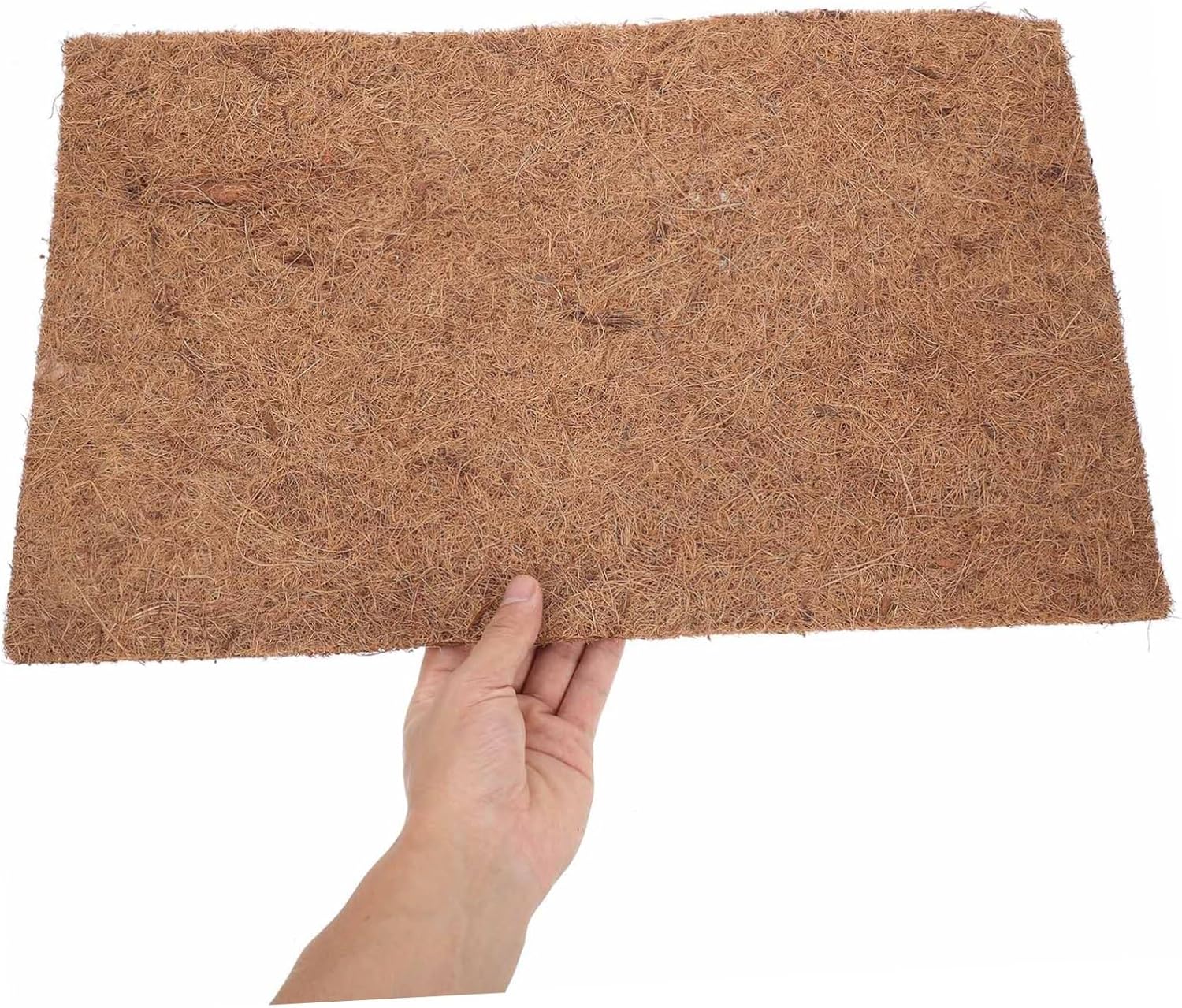 GALPADA 4Pcs Natural Coconut Fiber Reptile Carpet Mat for Bearded Dragon Terrariums Liner for Reptile Tanks for Lizards and Snakes