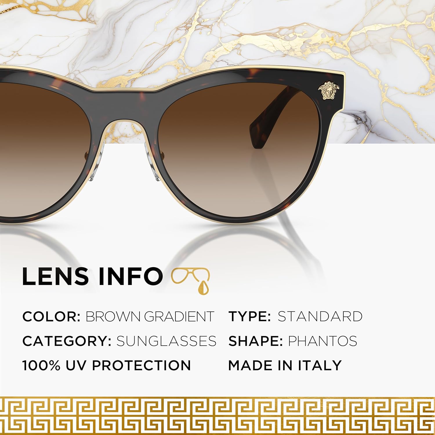 Versace Womens Sunglasses Metal - Image 5