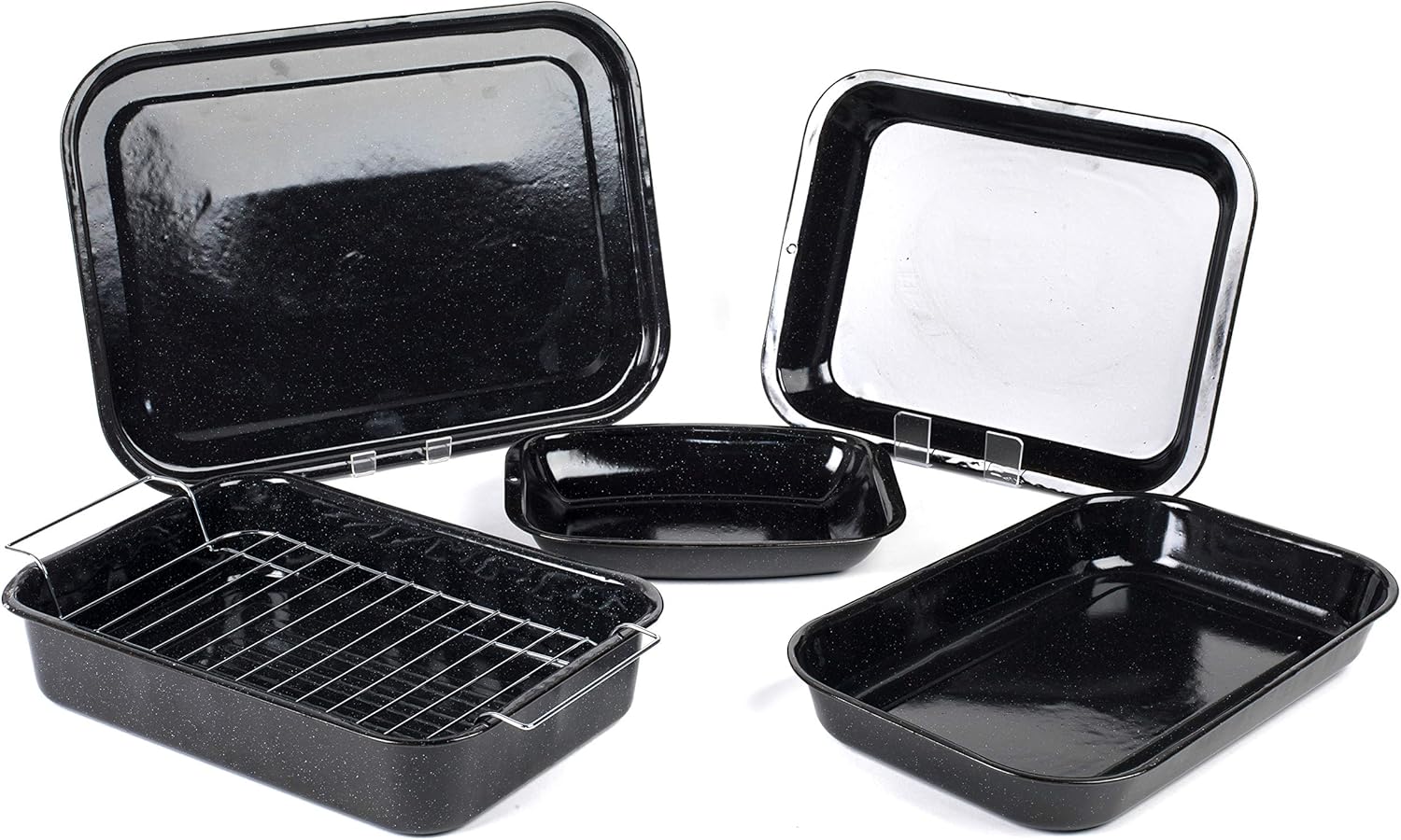 Russell Hobbs COMBO3162 Romano Vitreous Enamel Roaster, Rack, Baking