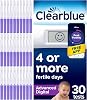 Clearblue Advanced Digital Ovulation Test Kit (OPK). Double Your Chances of Getting Pregnant, 1 Digital Holder and 30 Ovulation Tests, Try The Free Clearblue Period & Cycle Tracker App