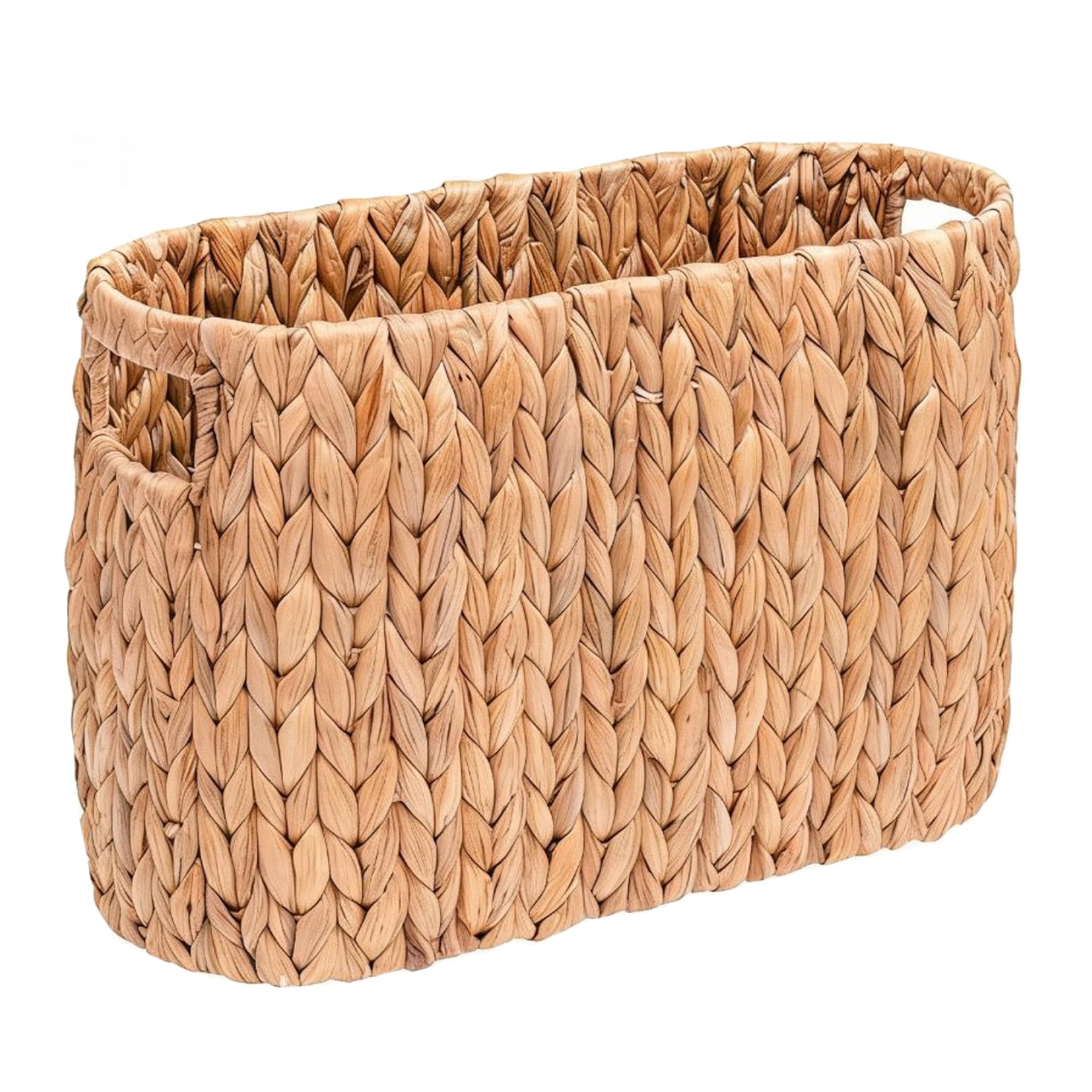 Panier de rangement pour papier toilette, paille naturelle avec poignée, peut contenir 6 rouleaux pour l'organisation de la salle de bain