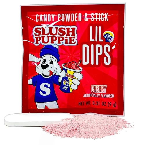 Miniatura 5 de Slush Puppie Lil Dips - Palitos de inmersión a granel con caramelo en polvo, paquete variado de 36 unidades