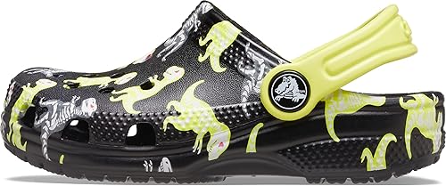 crocs Unisex-Child Classic Easy Icon Clog T Blk C6 Black (207592-001)