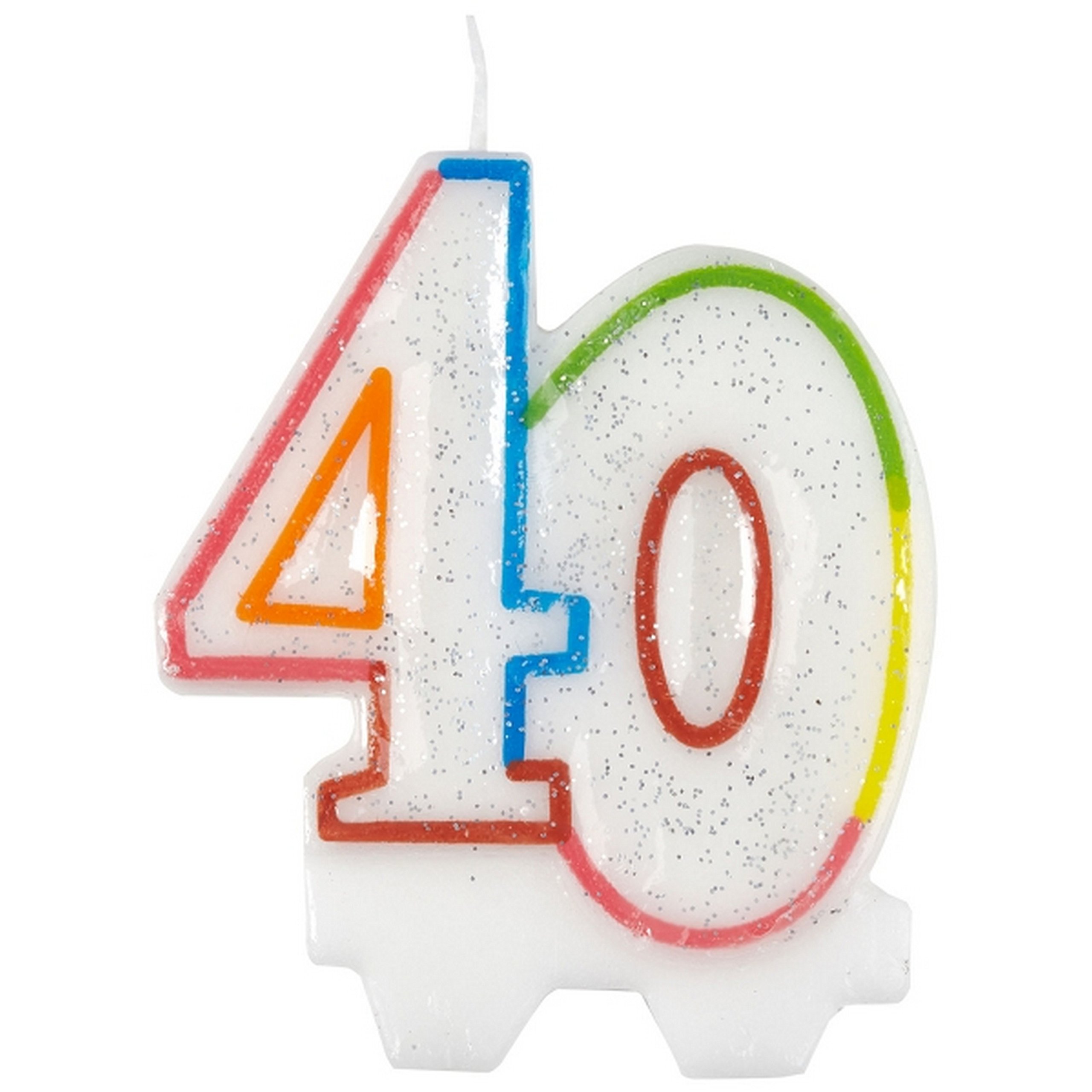 amscan 9900811 Candle num. 40 Milestone