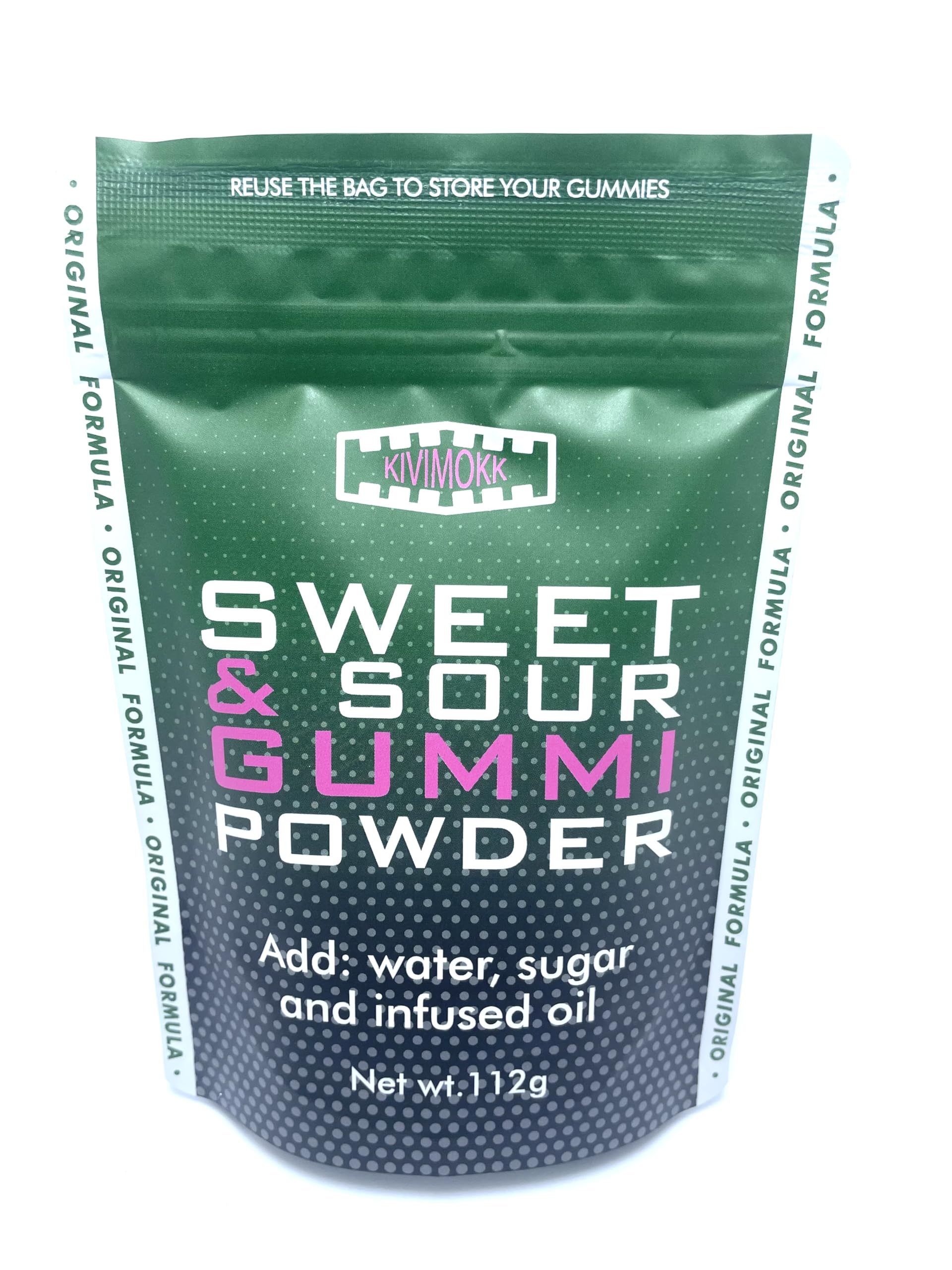 Kivimokk DIY Fruchtgummipulver – Gummibärchen selbst herstellen – Für 125 Stück à 2,5 ml – Für Grower & 420-Freunde