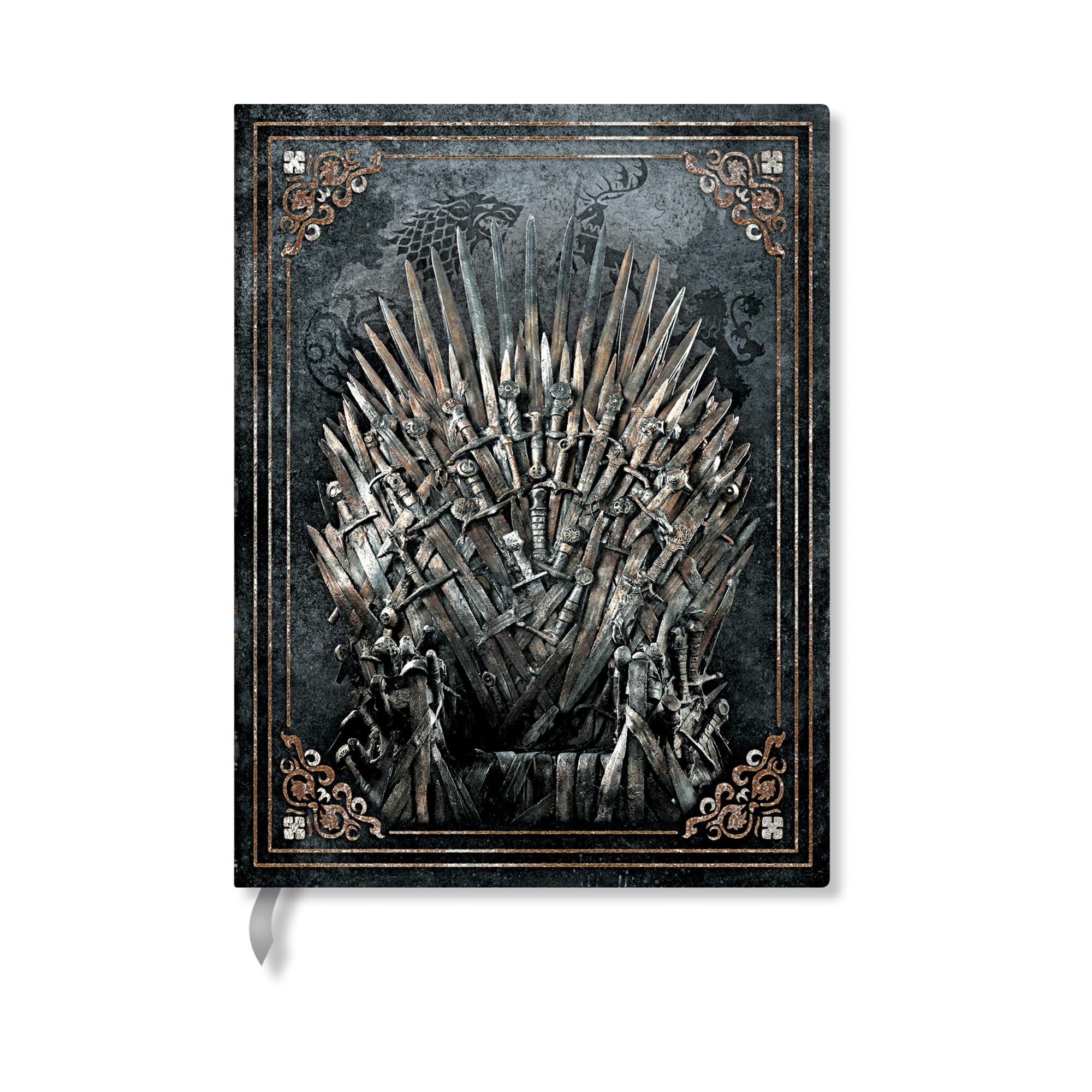 For the Throne (Game of Thrones Collection) Midi Lined Hardcover Journal (Elastic Band Closure)