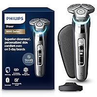 Philips Shaver S9000 - Rasoio elettrico Wet & Dry per uomo, con tecnologia Lift & Cut