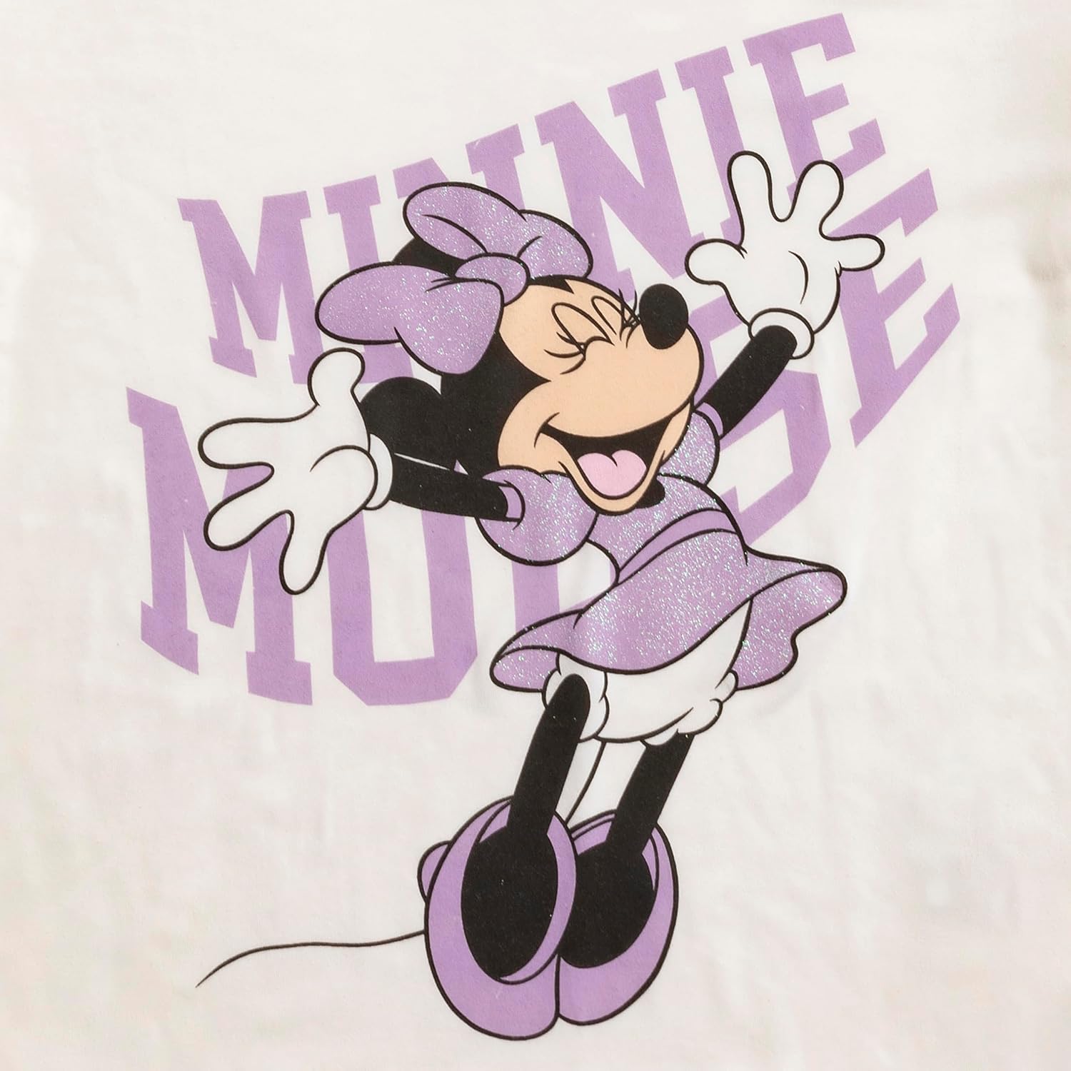 Disney Minnie Mouse Girls Long Sleeve Shirt, T-shirt, and Pants 4 Piece Set for Toddler to Big Kids - Image 5