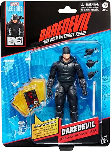 Marvel Legends Series Daredevil, The Man Without Fear Comics-Inspired Collectible