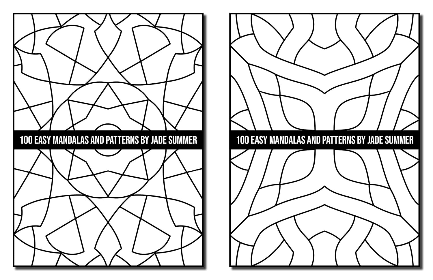 100 Easy Mandalas and Patterns: A Mandala Coloring Book for Adults with Fun, Simple, and Relaxing Coloring Pages (Easy Coloring Books) - Image 49