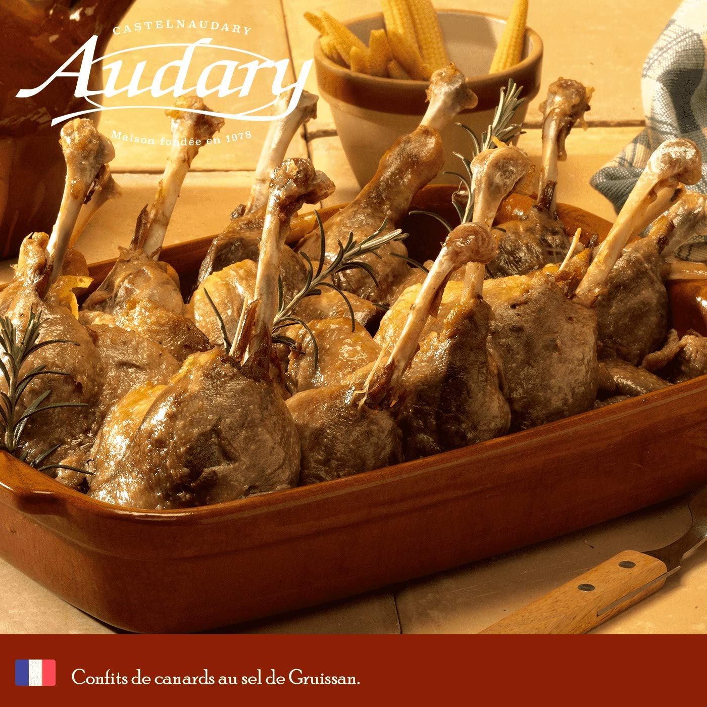 Confit de canard au sel de Gruissan, 765g, 2 parts