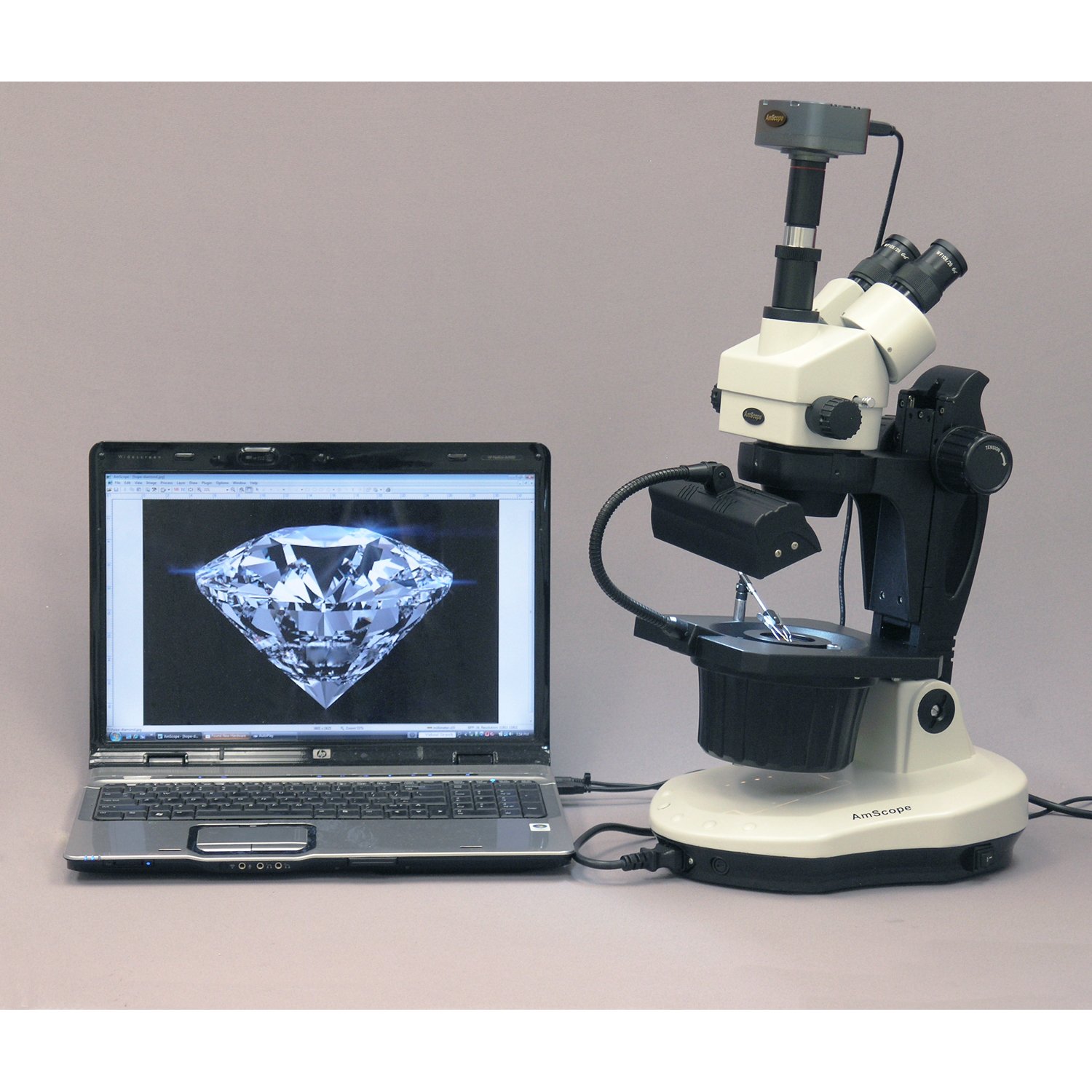 C-mara de 5.0 megap-xeles AmScope MA500 Microscopio digital compatible de Windows y Mac OS
