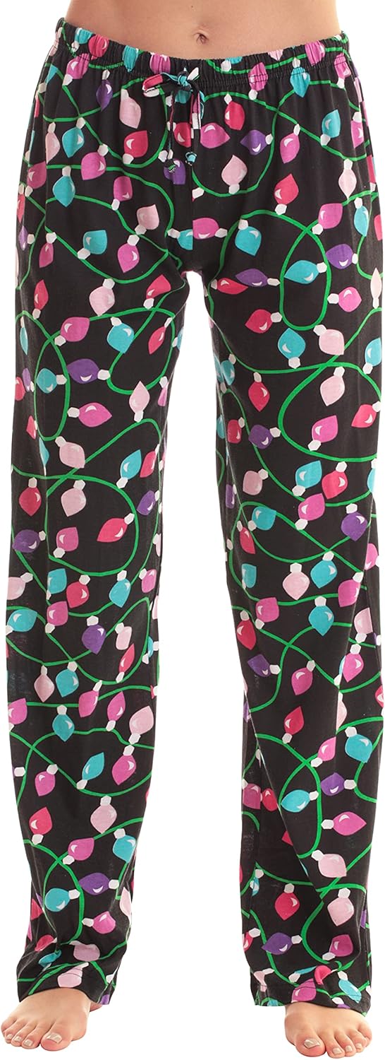 Just Love Women Pajama Pants Holiday Prints