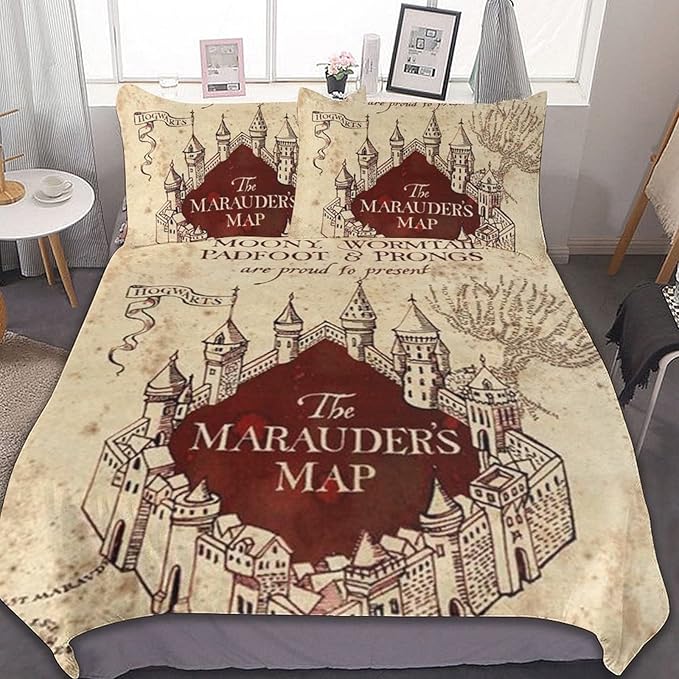 Amazon｜ハリーポッター 布団カバー 3点セット シングル 寝具カバーセット 掛け布団カバー ボックスシーツ 枕カバー 洋式/和式兼用