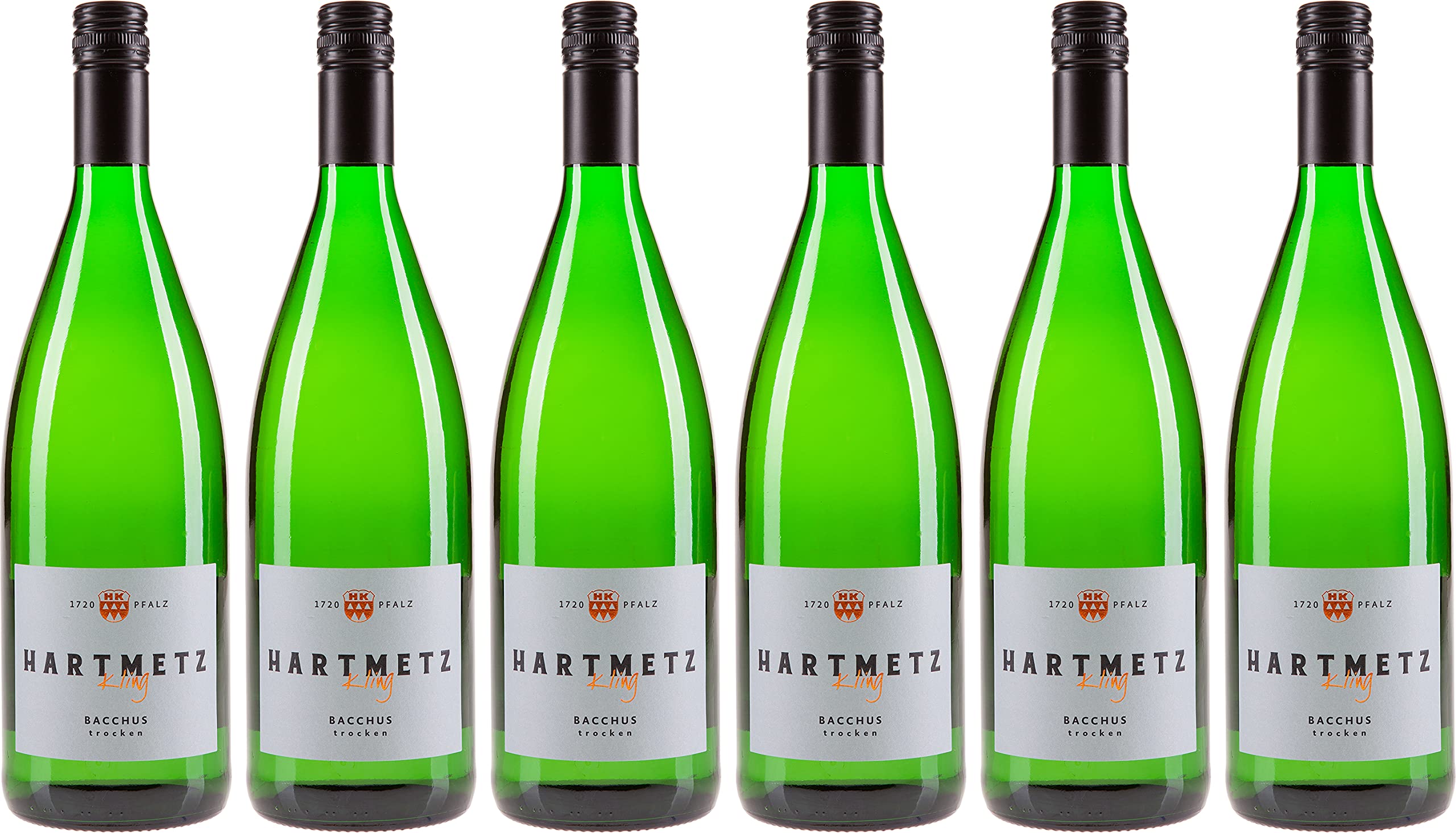 Hartmetz-Kling Bacchus Weißwein (trocken, 1.0 l)