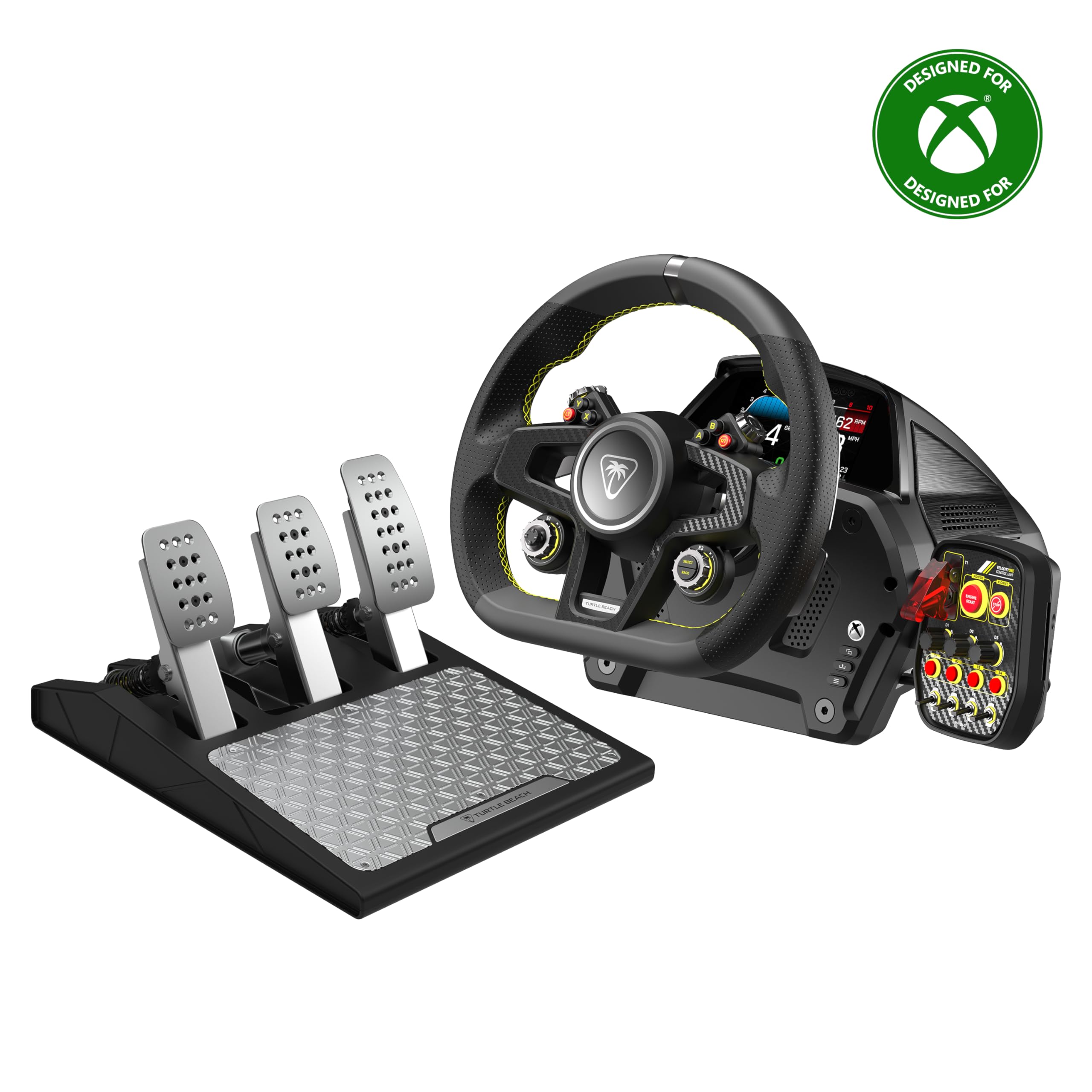 Xbox360 - TURTLEBEACH　ユニバーサル ホイール ペダル システム VelocityOne Race　TBS-0726-05　ブラック Amazon.com: Turtle Beach VelocityOne Race Wheel & Pedal