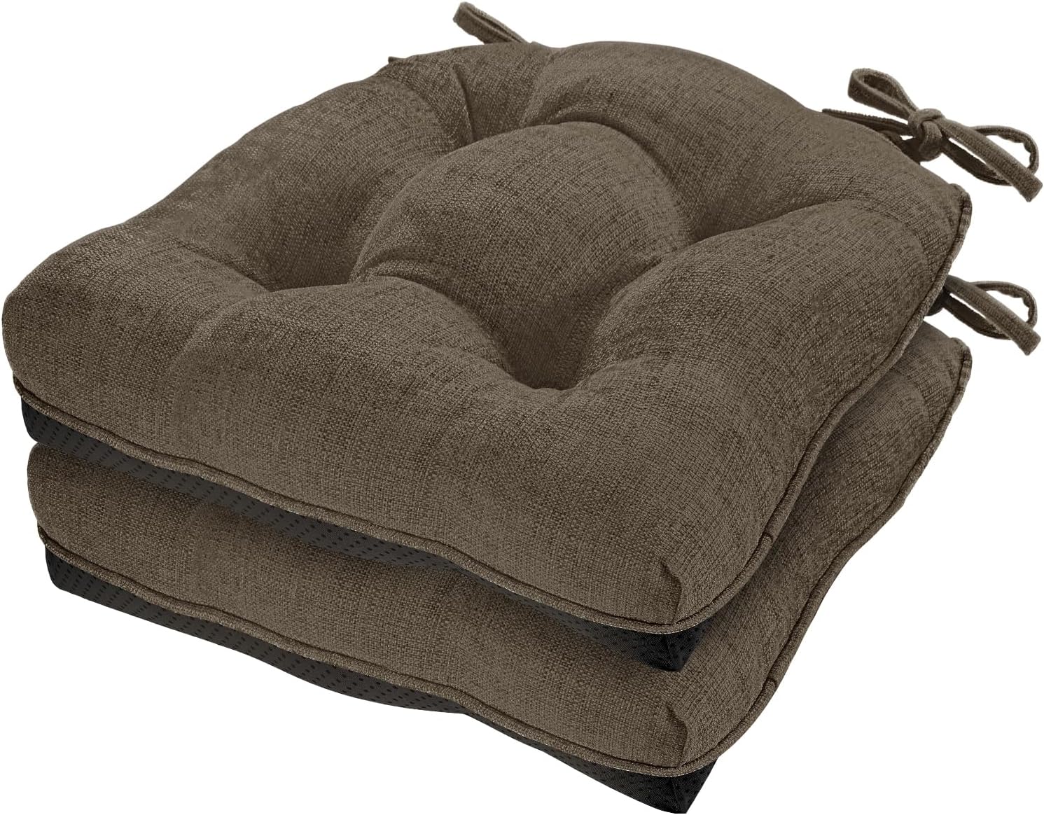 Amazon.com: cozyide Chair Cushions for Dining Chairs, 17" x 17" Non ...